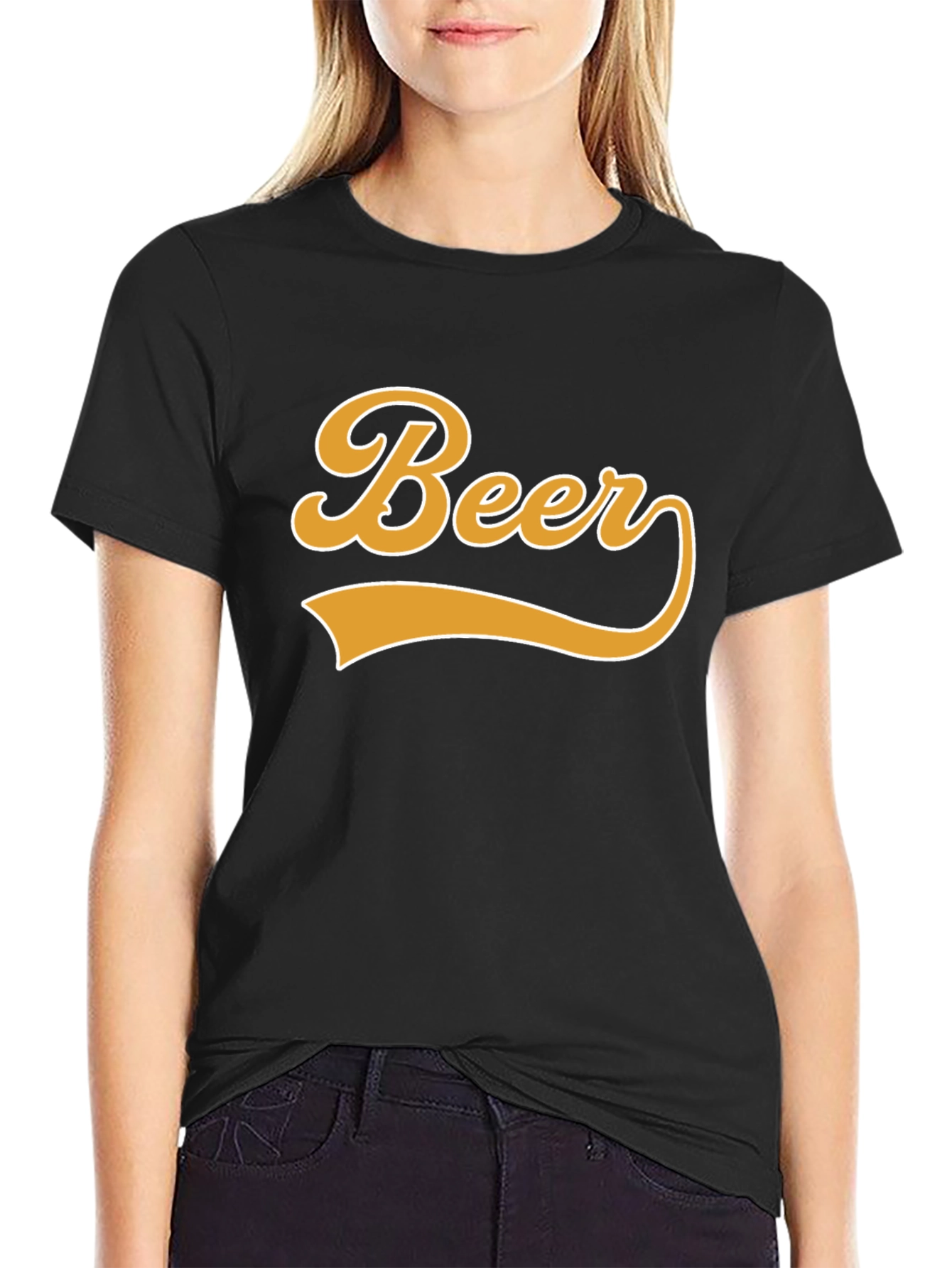 Black Beer Graphic T-Shirt - Soft Cotton Blend view 2
