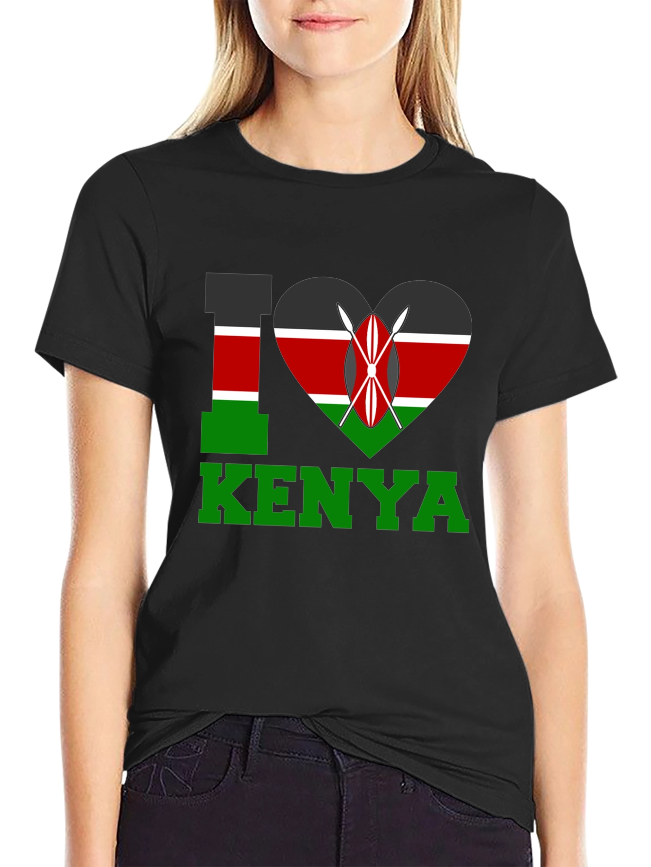 I Love Kenya T-Shirt - National Pride - 2