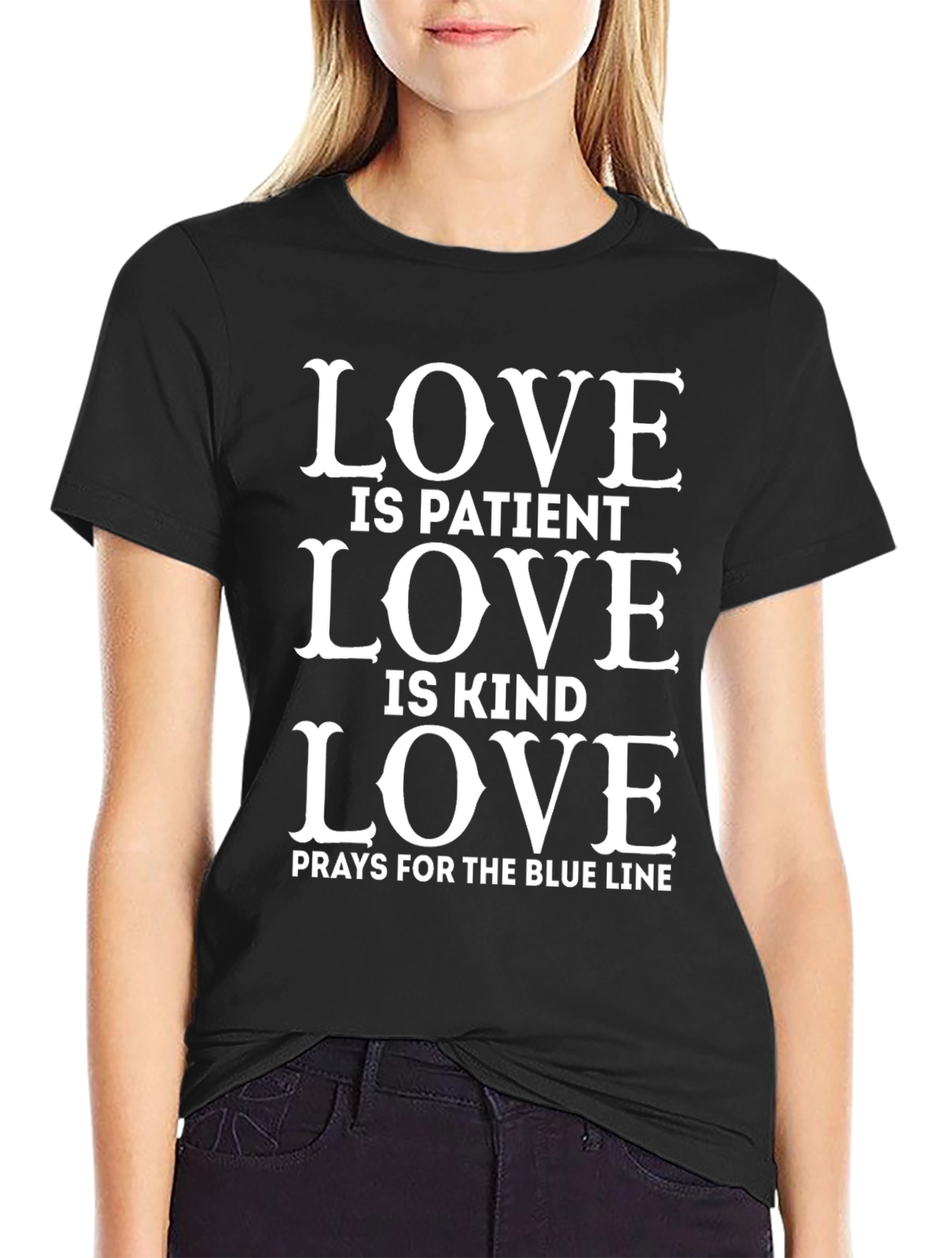 Black Love is Patient T-Shirt view 2