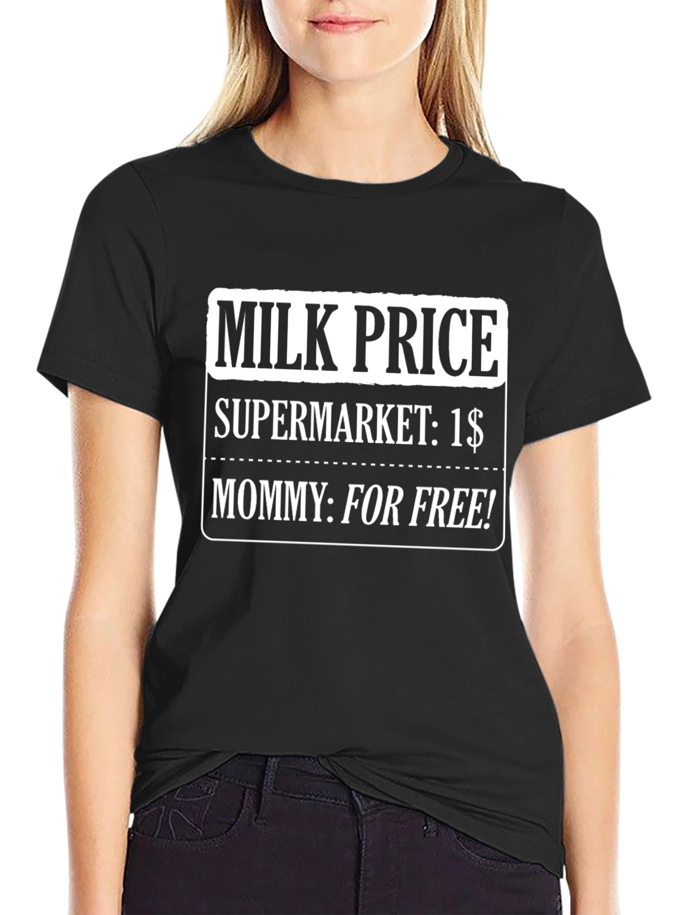 Black Milk Price Funny T-Shirt view 2