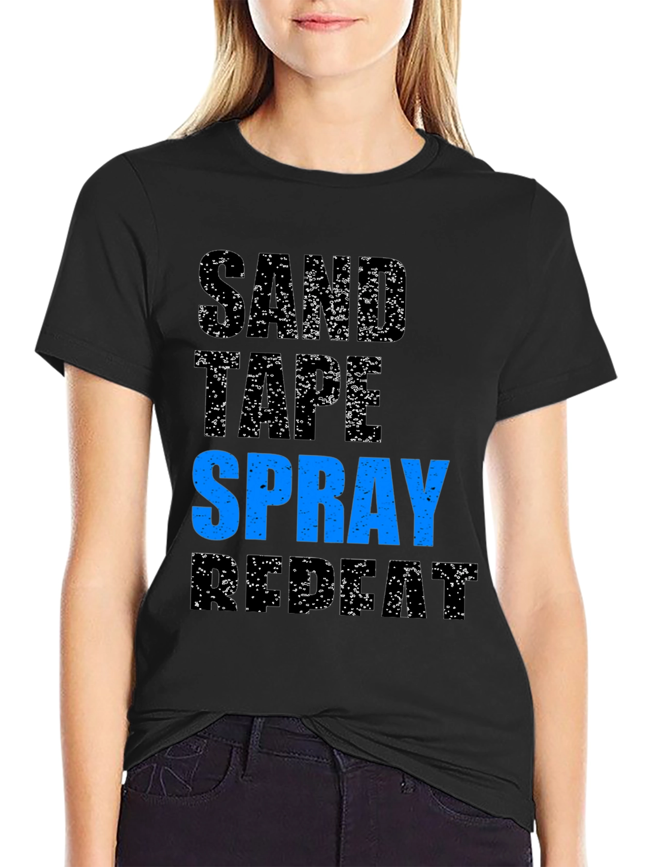 Sand, Tape, Spray, Repeat T-Shirt - 2