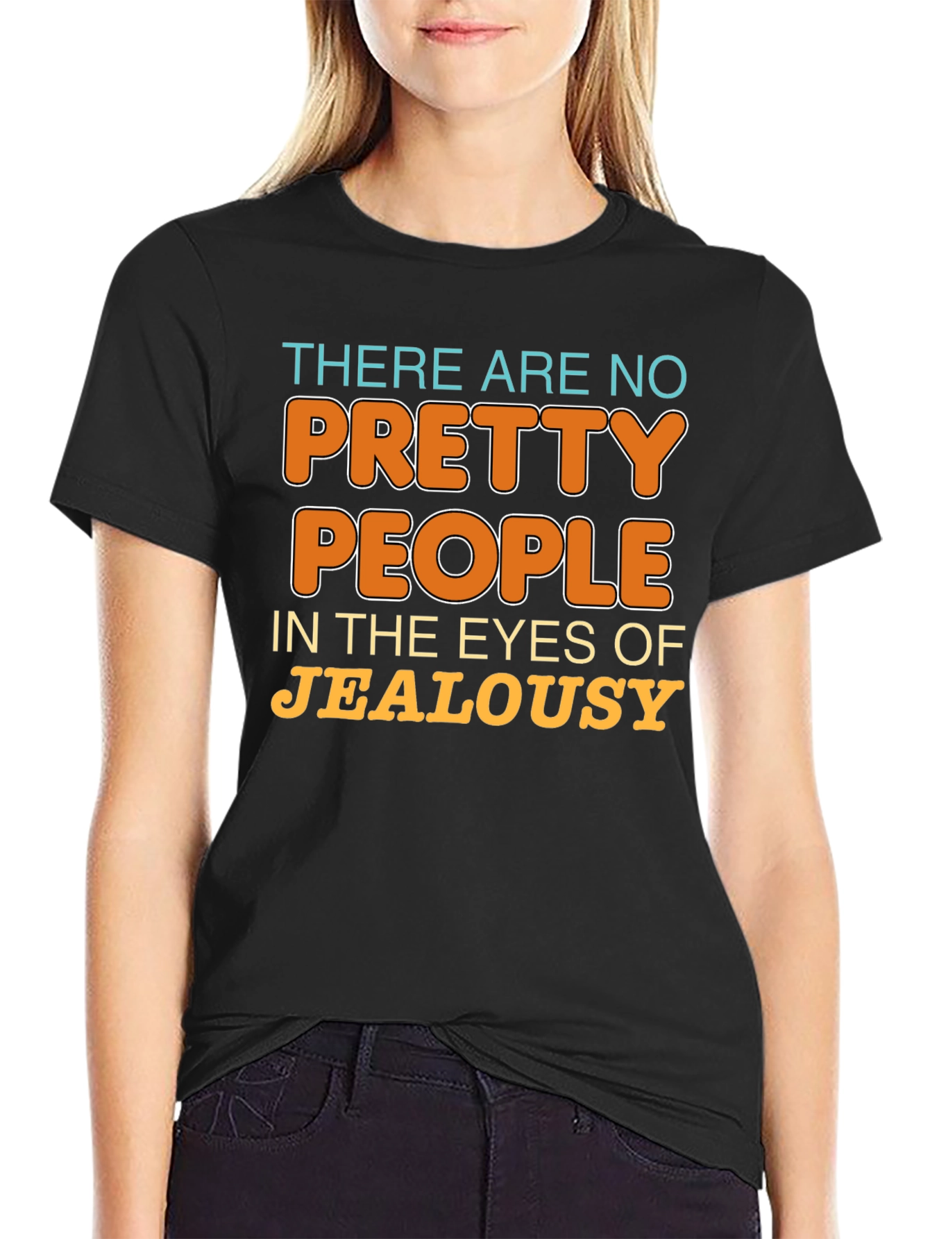 Jealousy Graphic T-Shirt - Sarcastic Statement Tee - 2