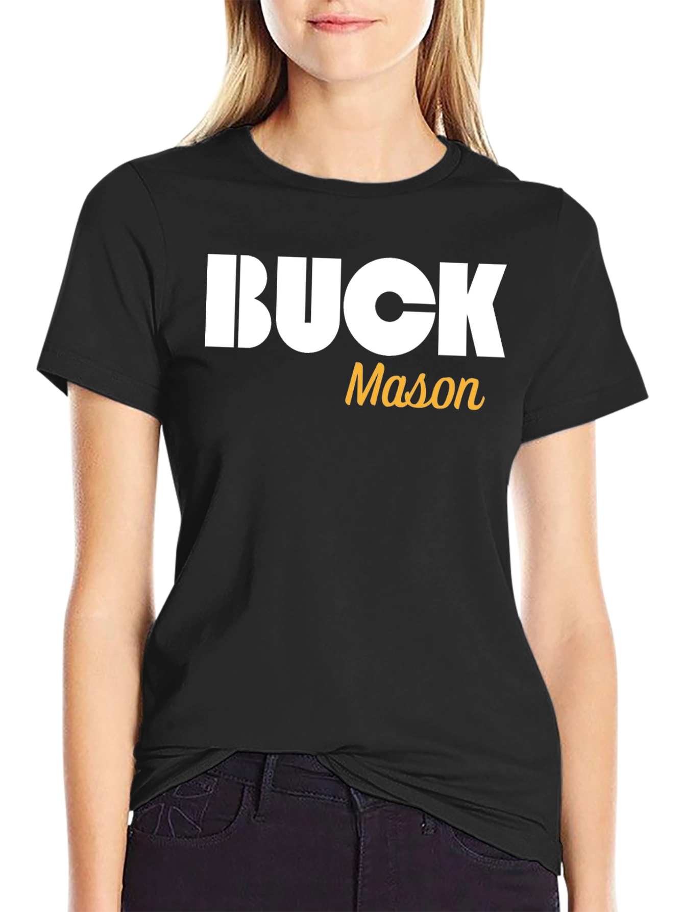 Black Buck Mason Graphic T-Shirt - Casual Tee view 2