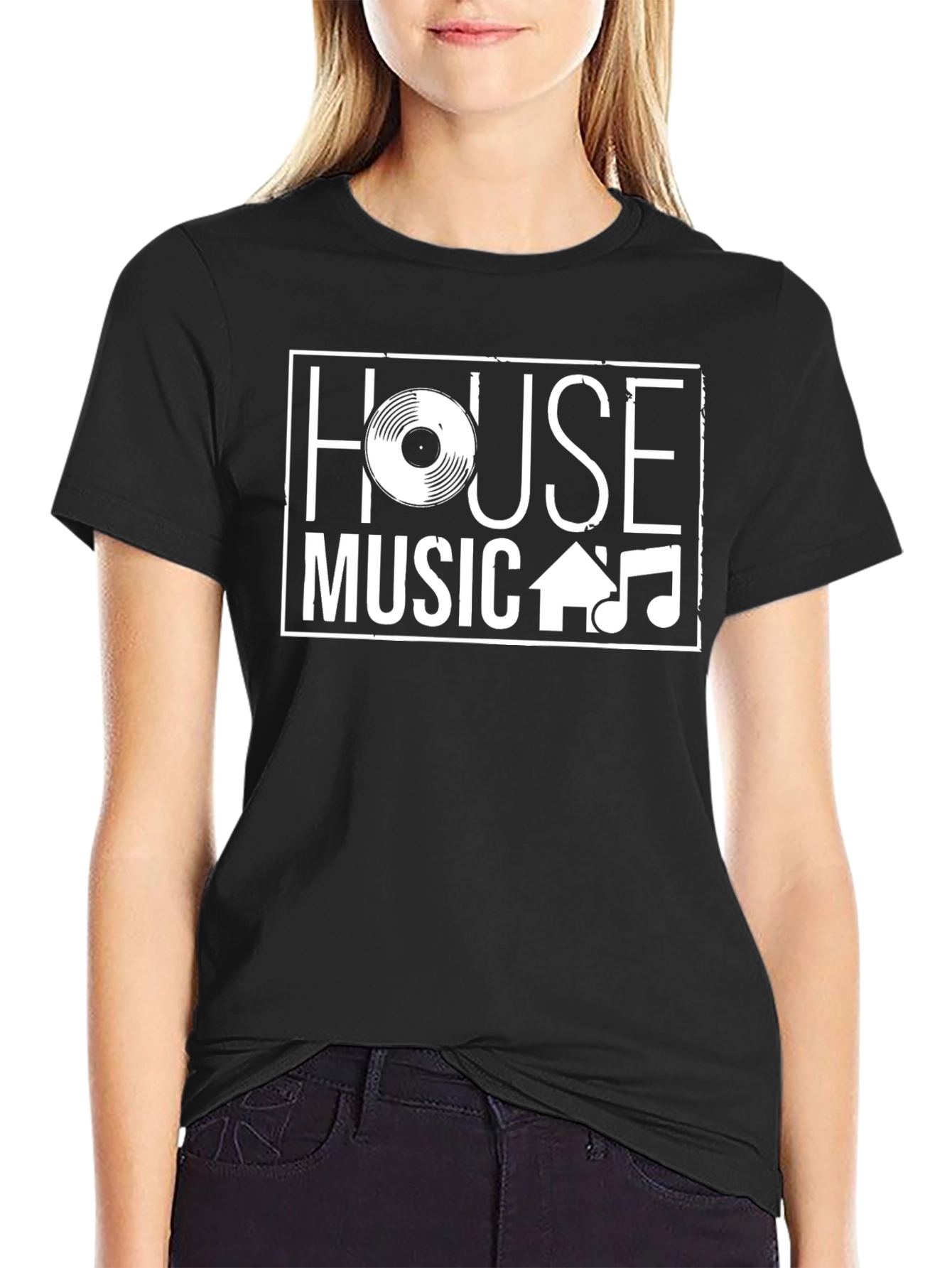 Black House Music Graphic Tee view 2