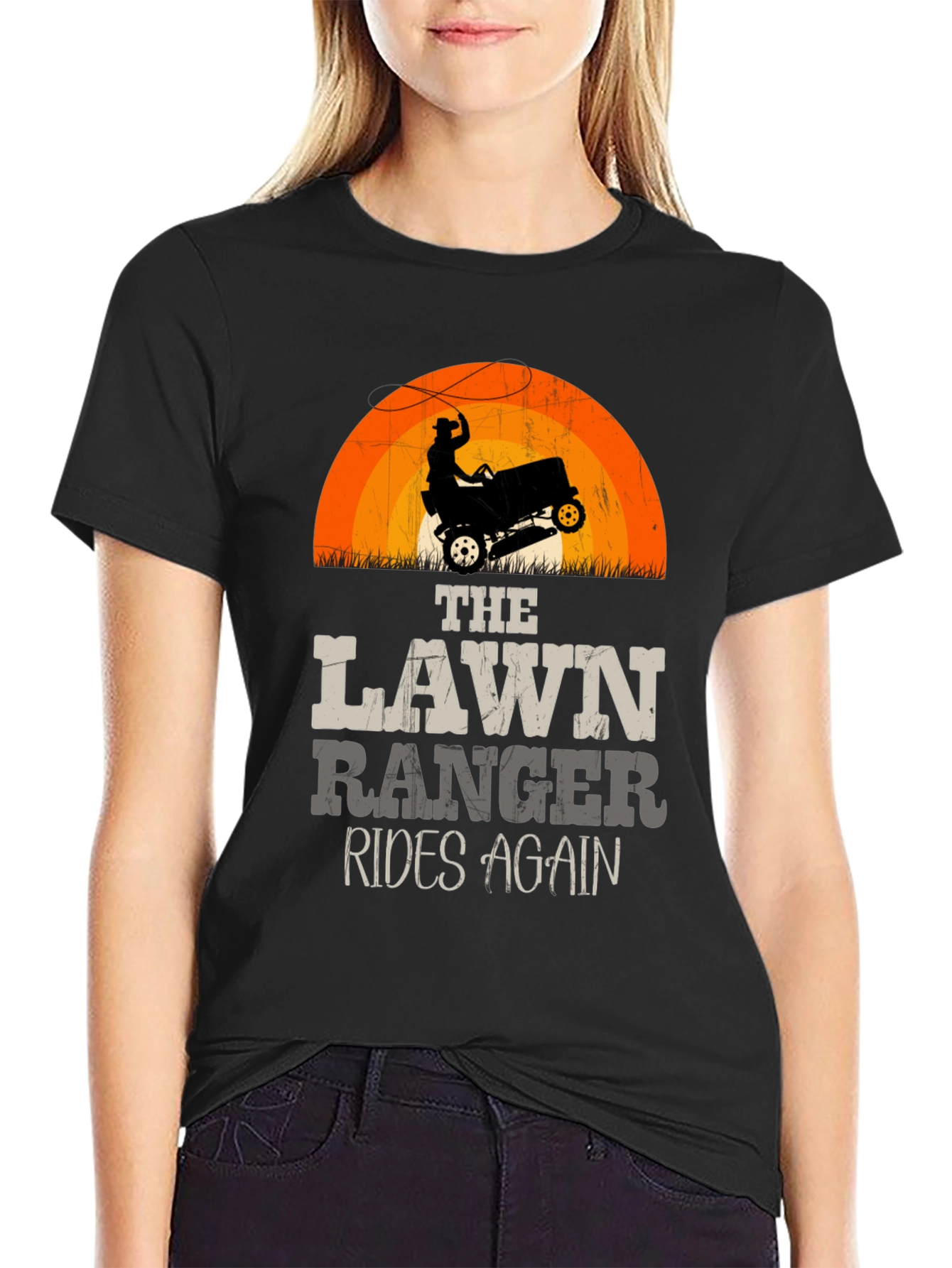 Lawn Ranger Rides Again Graphic T-Shirt - 2