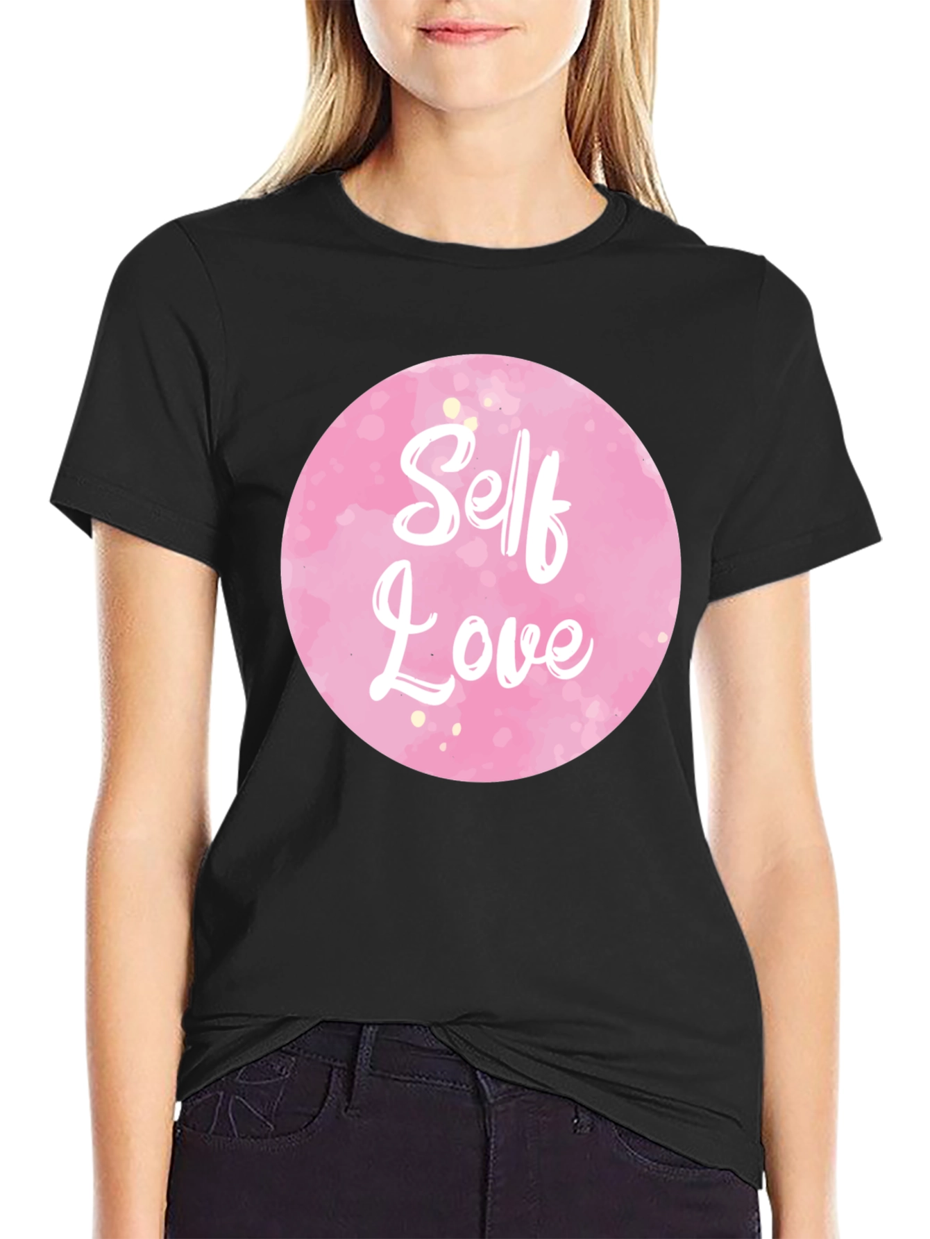 Black Self Love Graphic Tee - Stylish & Comfy view 2