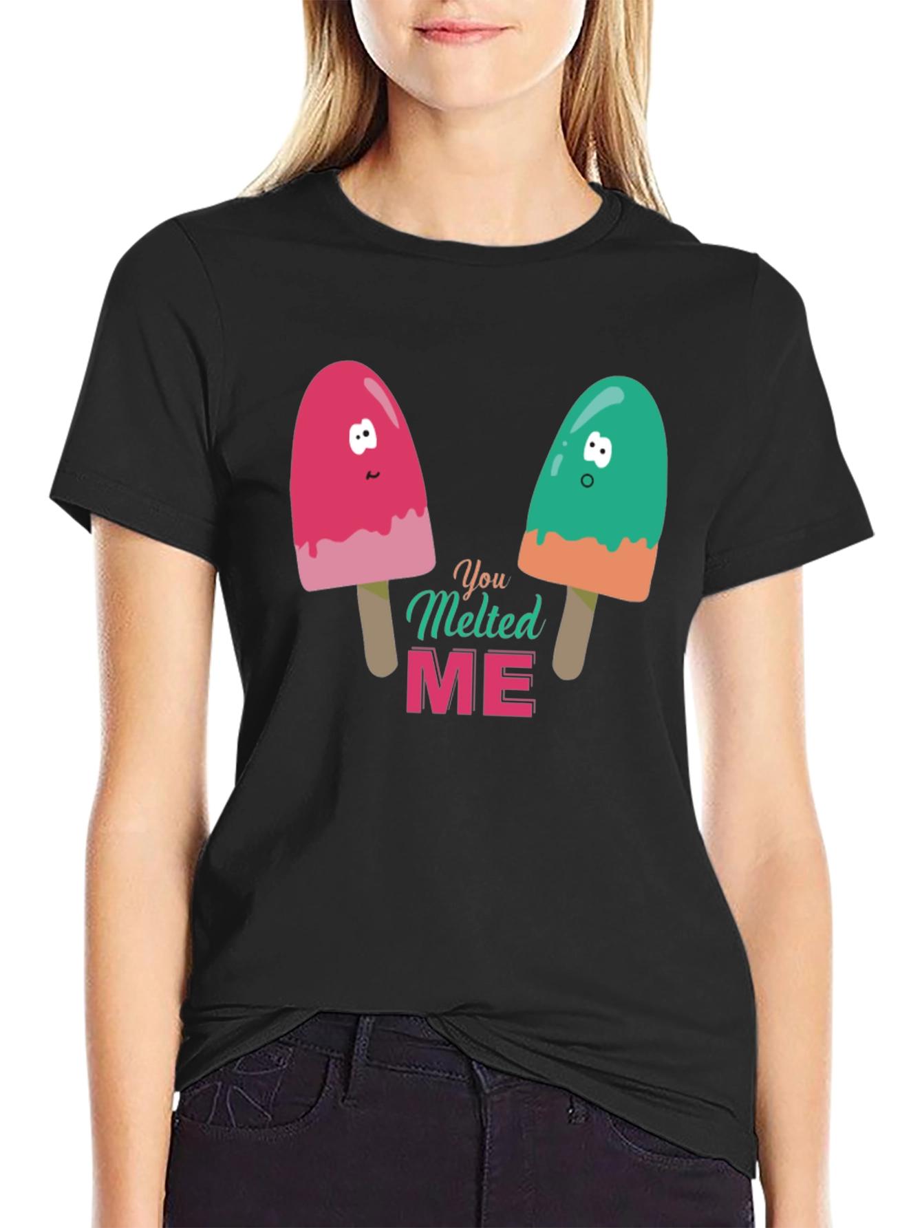Black You Melted Me Graphic Tee view 2
