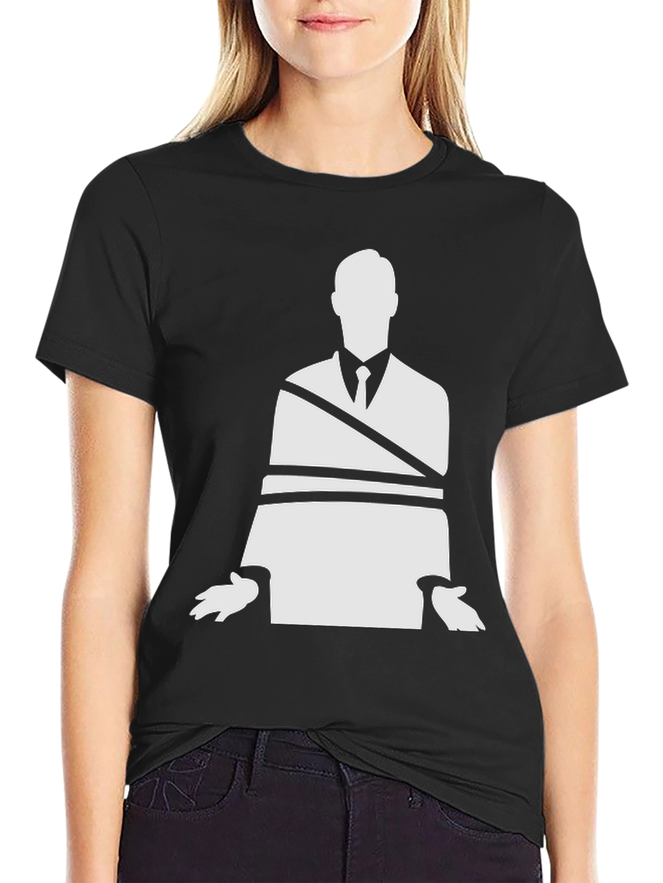 Black Boundless Silhouette Graphic Tee - Black view 2