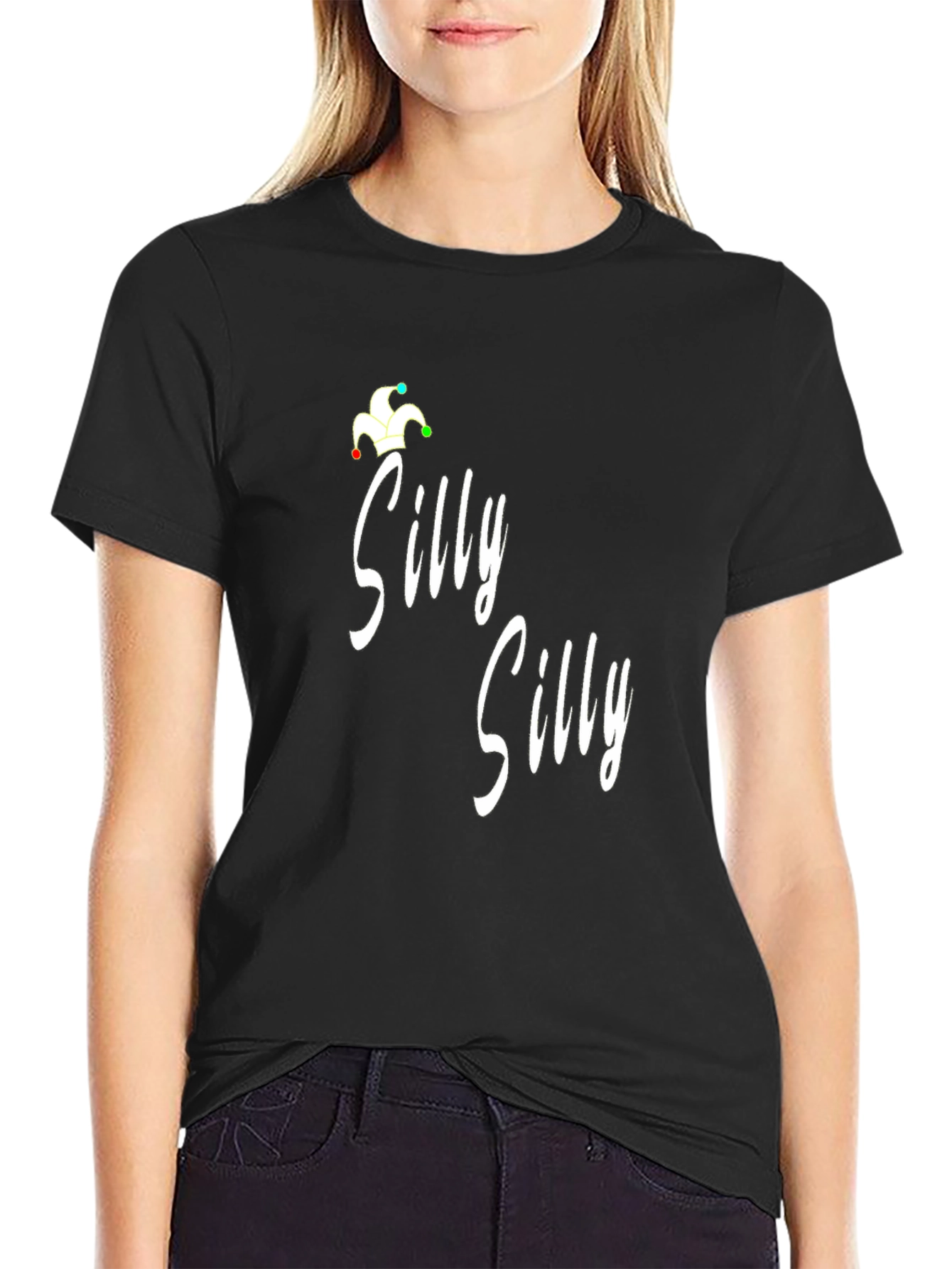 Black Silly Silly Black T-Shirt view 2