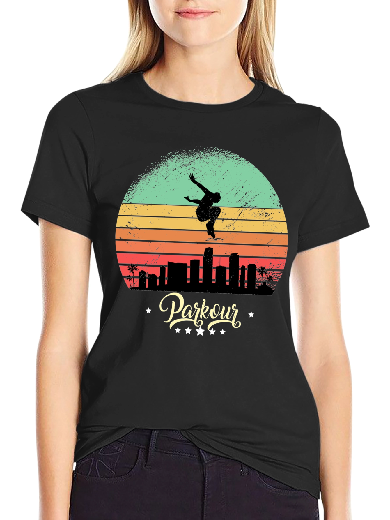 Retro Parkour T-Shirt - Urban Acrobatics Style - 2