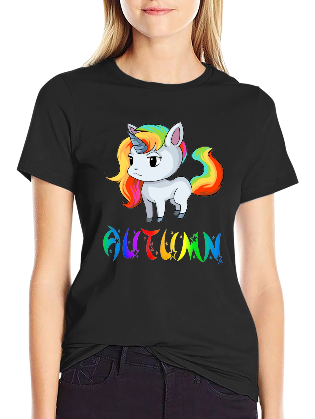 Autumn Unicorn Rainbow T-Shirt - 2