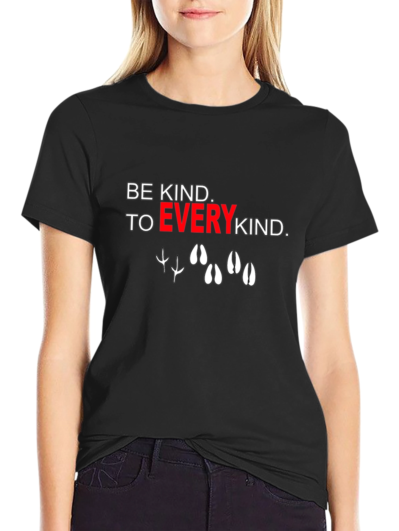 Black Be Kind to Every Kind T-Shirt view 2