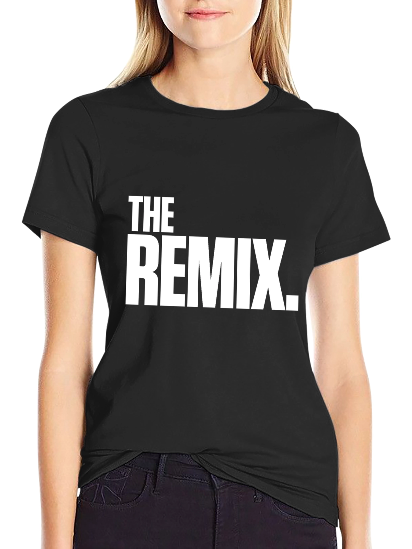 The Remix Black Cotton Graphic T-Shirt - 2