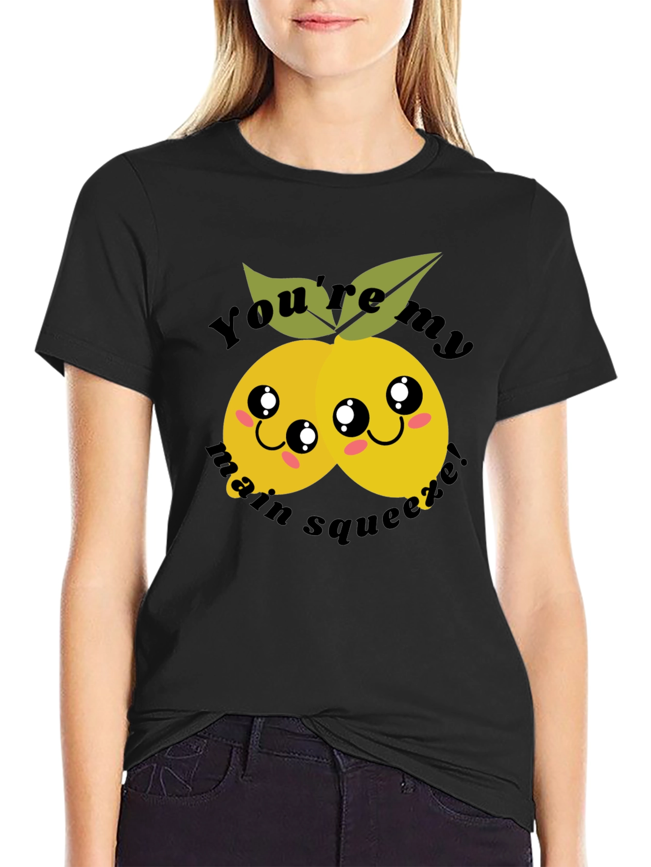 Black You're My Main Squeeze Graphic Tee view 2