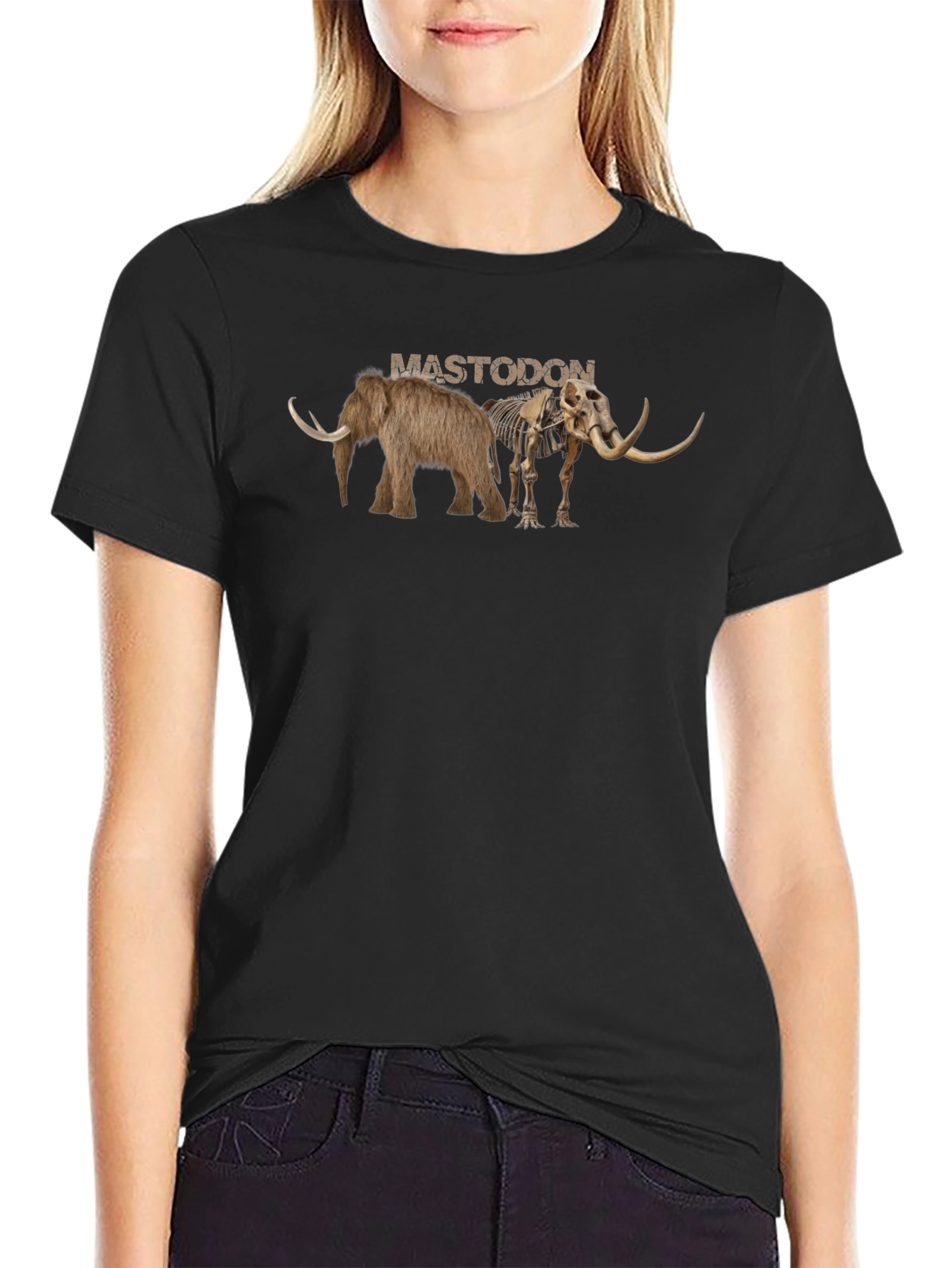 Black Mastodon Graphic T-Shirt - Black view 2
