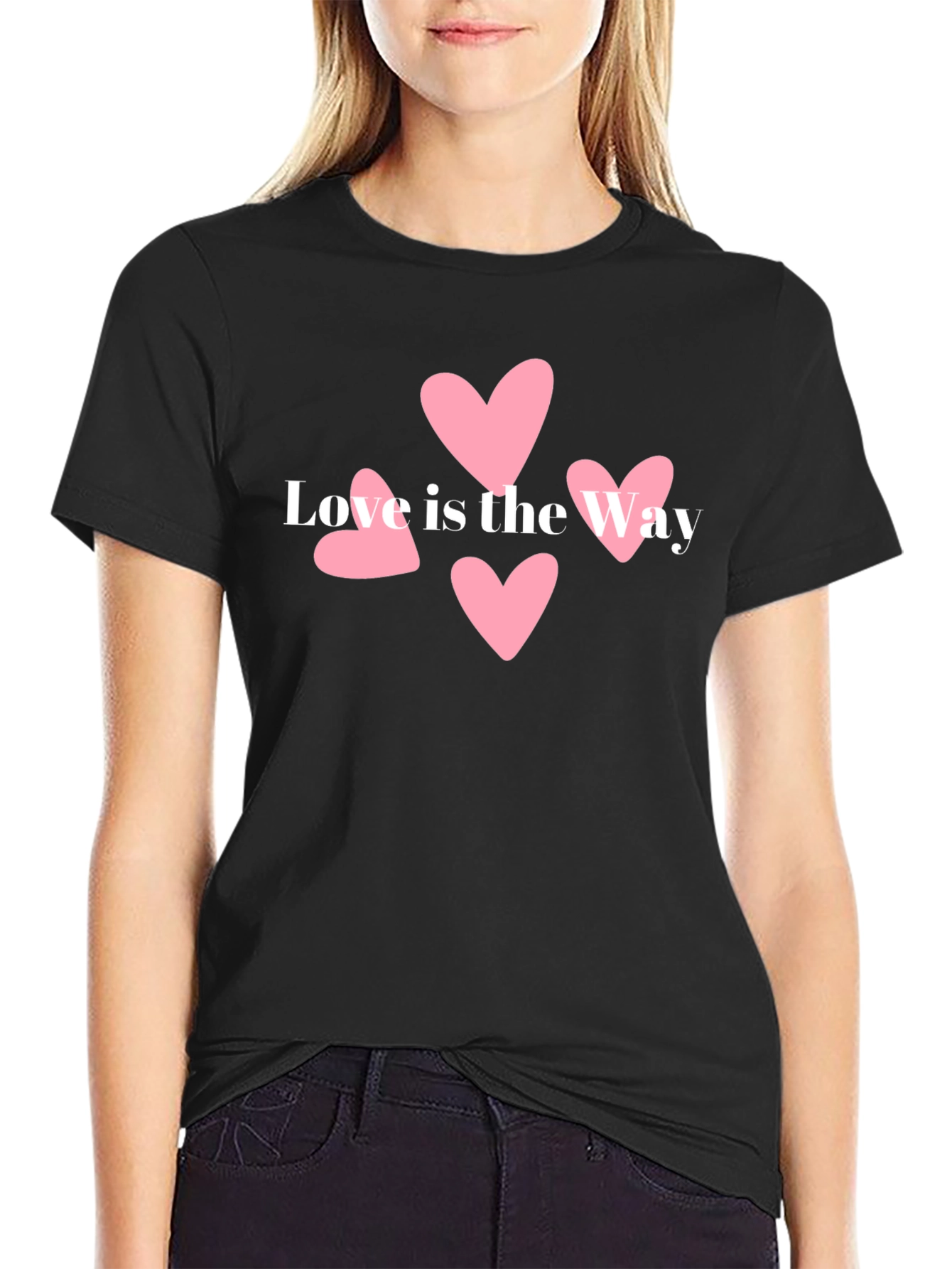 Black Love is the Way Graphic T-Shirt view 2