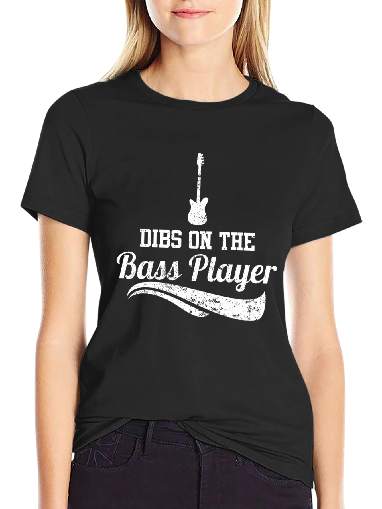 Dibs on the Bass Player Black T-Shirt - 2
