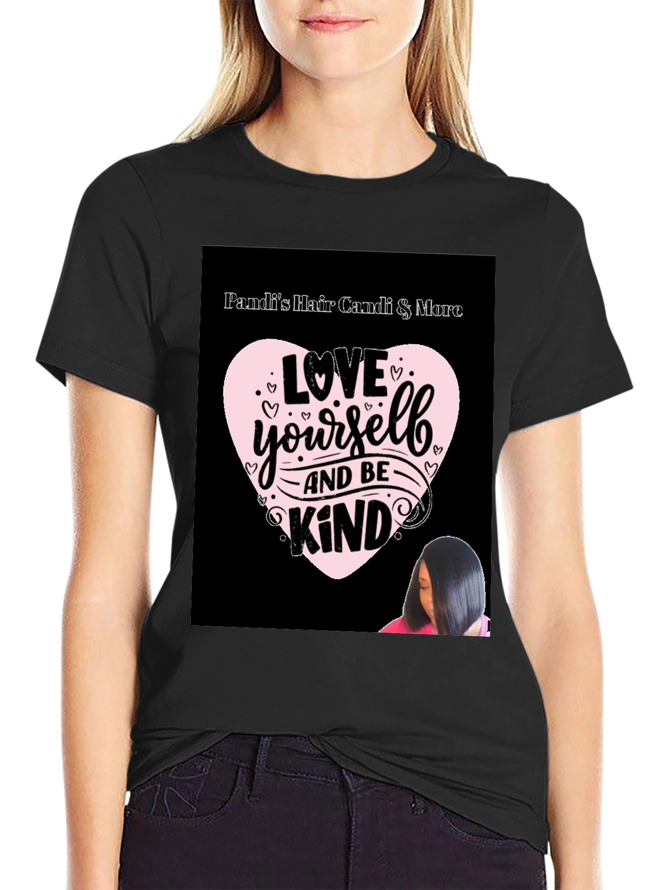 Black Love Yourself Graphic Tee - Stylish and Comfy! view 2