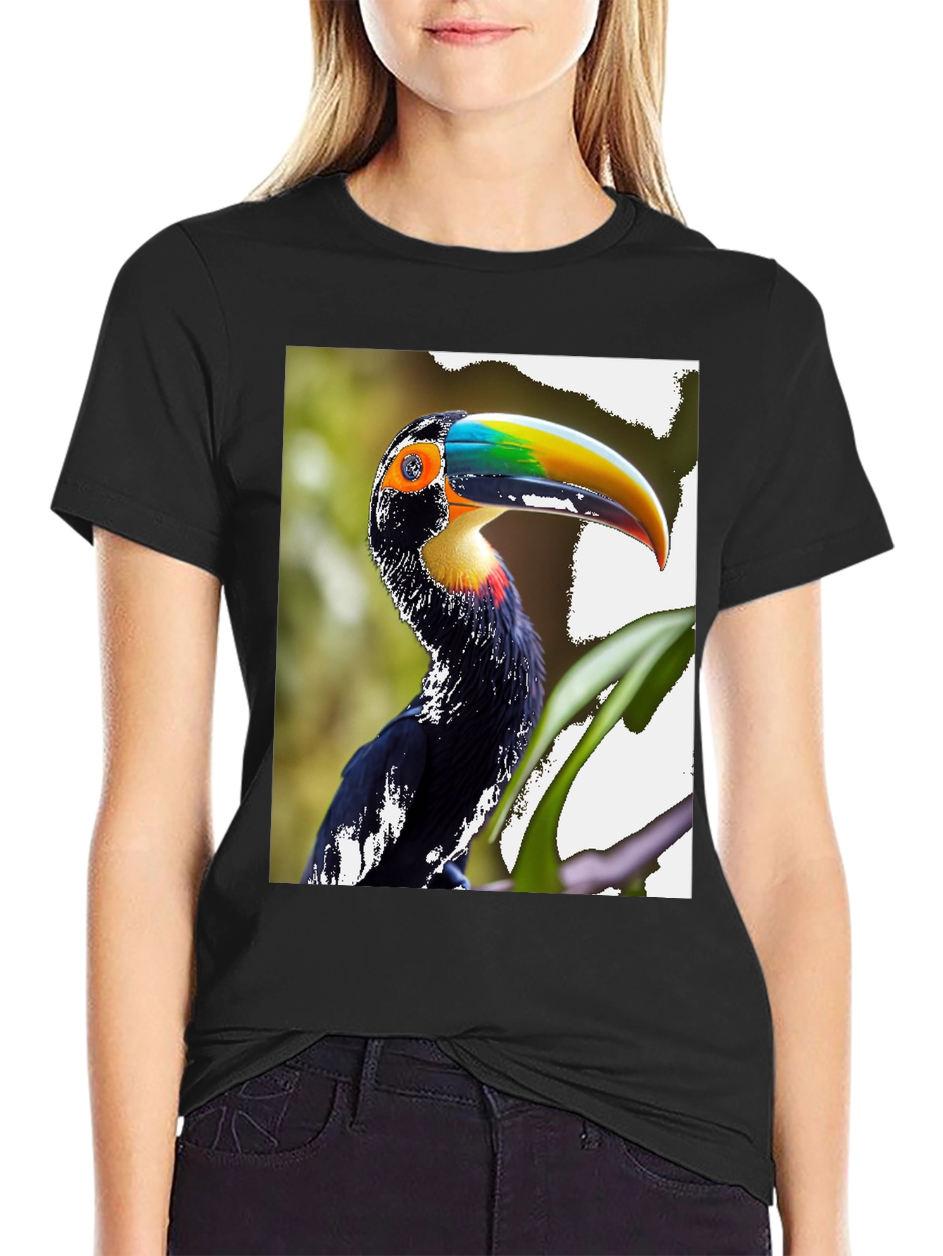 Black Toucans T-Shirt view 2