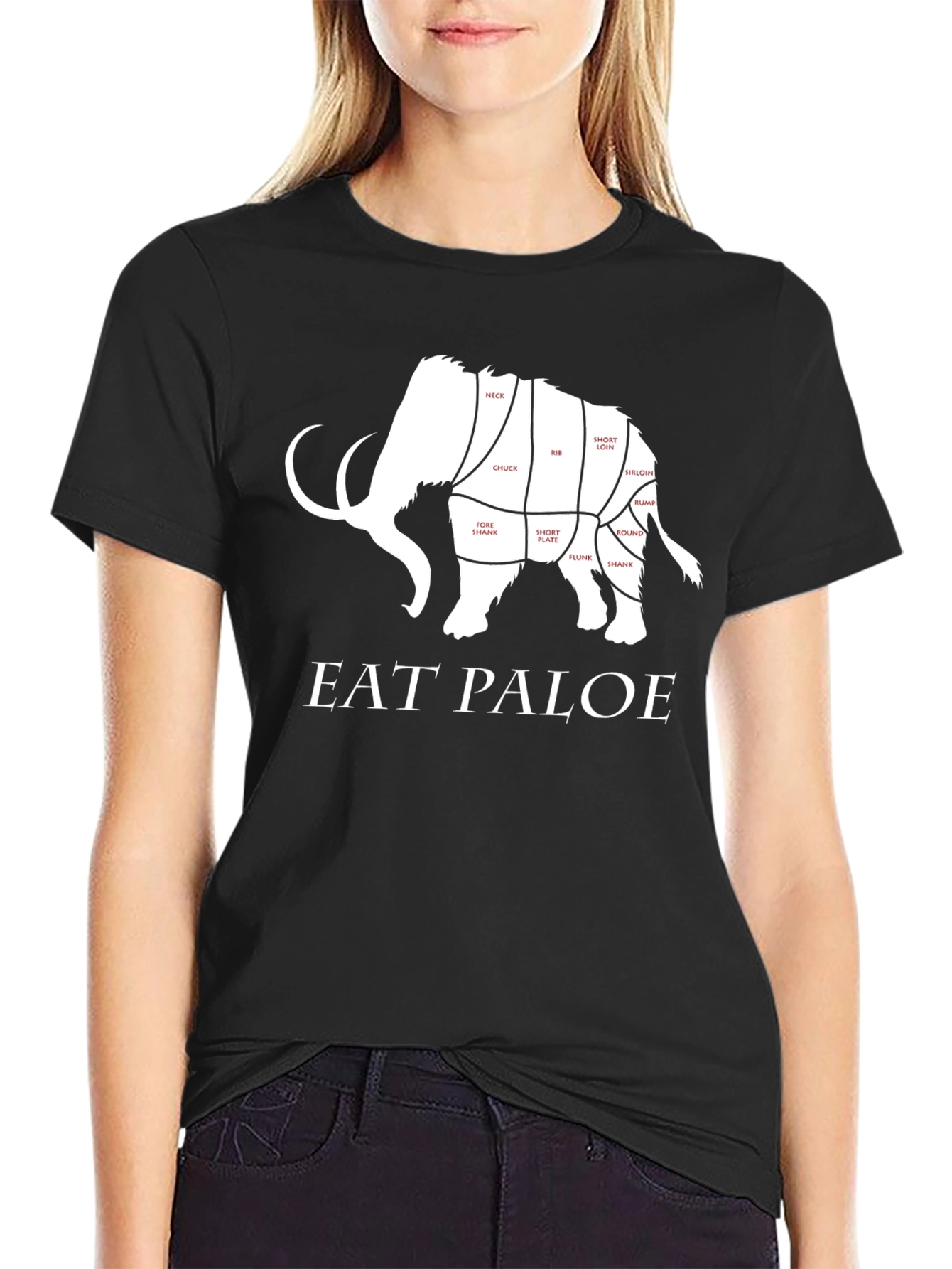 Eat Paloe Mammoth T-Shirt - Black - 2