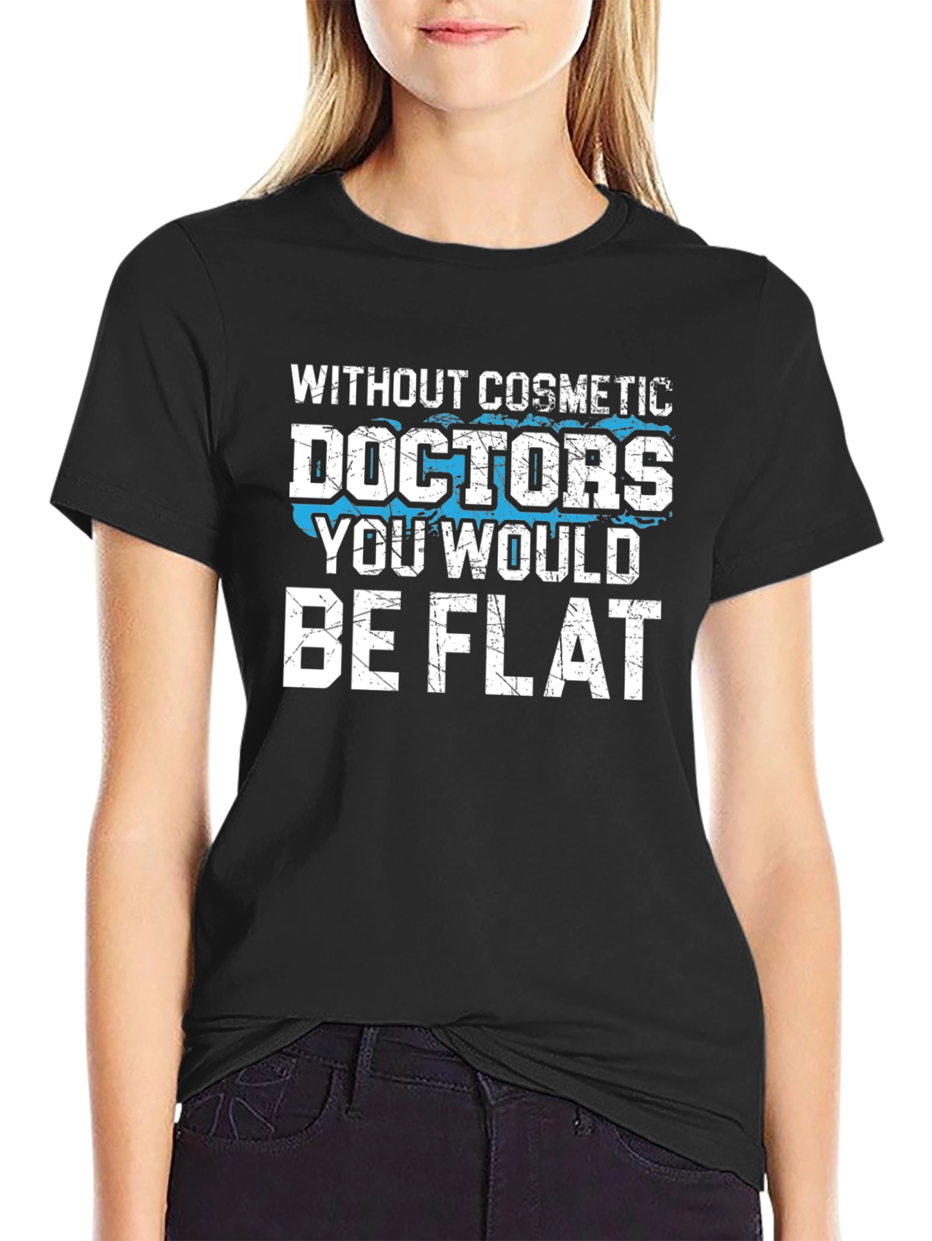 Black Cosmetic Doctors T-Shirt Funny Gift view 2