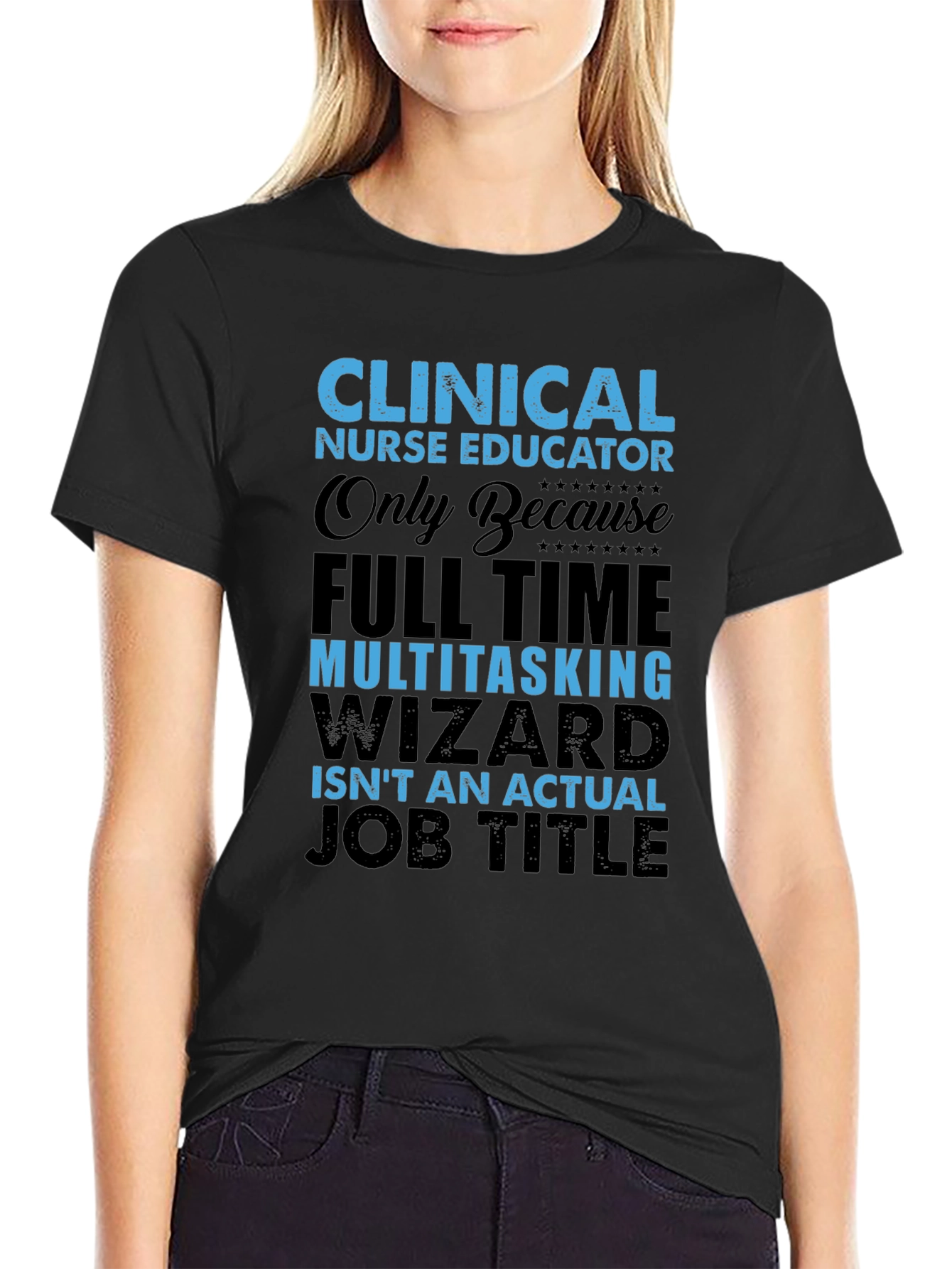 Black Clinical Nurse Educator T-Shirt view 2
