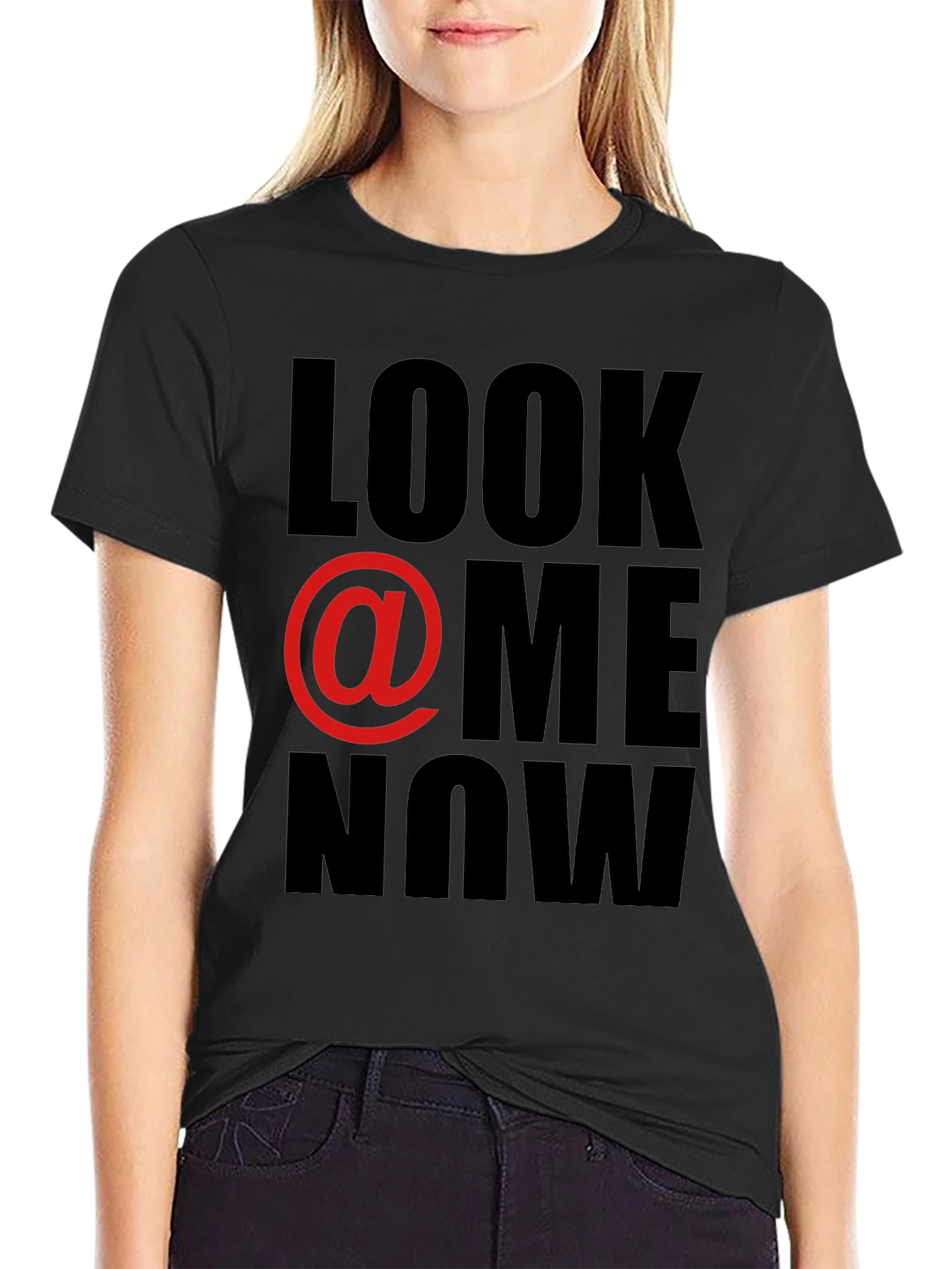 Black Look @ Me Now Graphic T-Shirt view 2