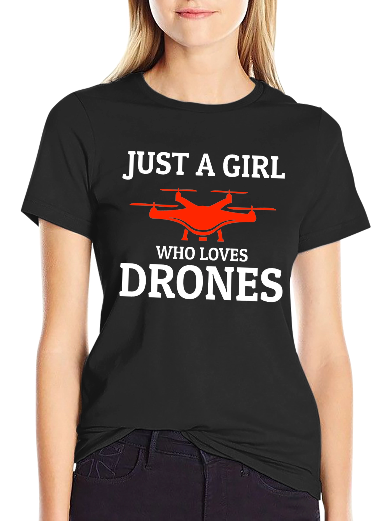 Just a Girl Who Loves Drones T-Shirt - 2