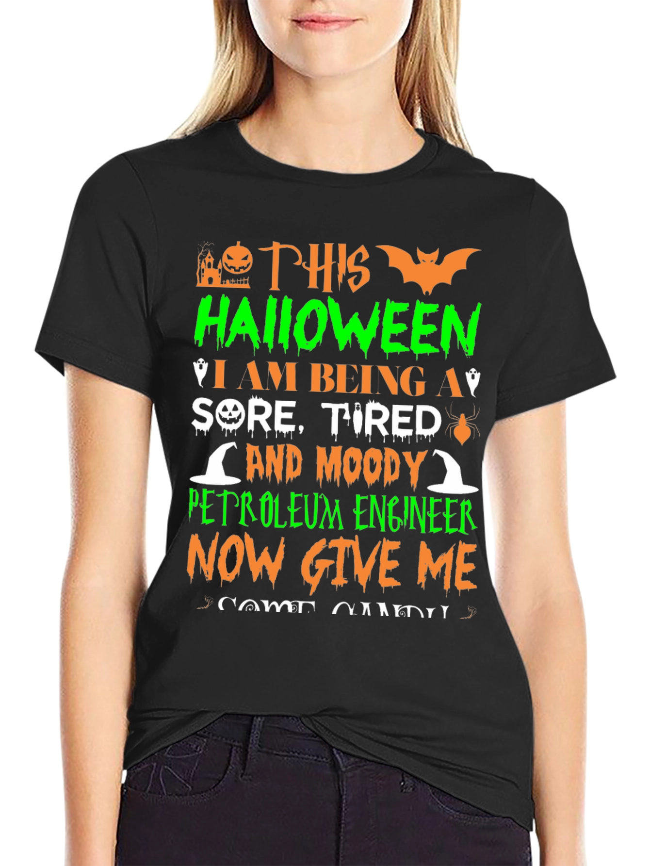 Funny Petroleum Engineer Halloween T-Shirt - 2