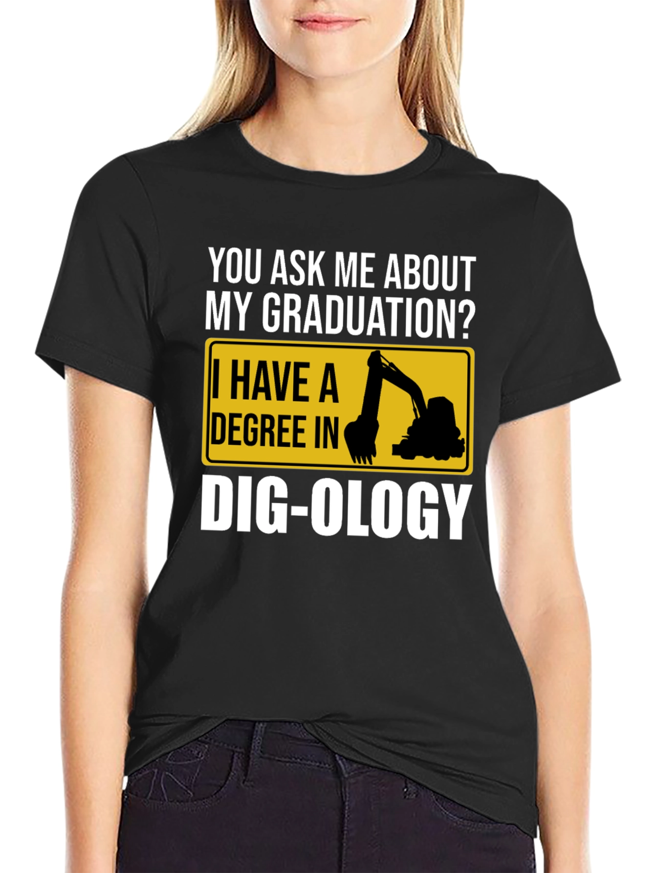 Black Dig-ology Degree T-Shirt view 2