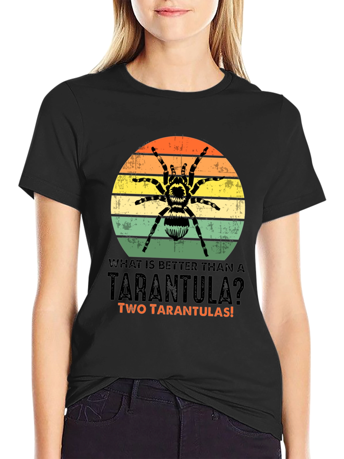 Black Tarantula Lover T-Shirt view 2