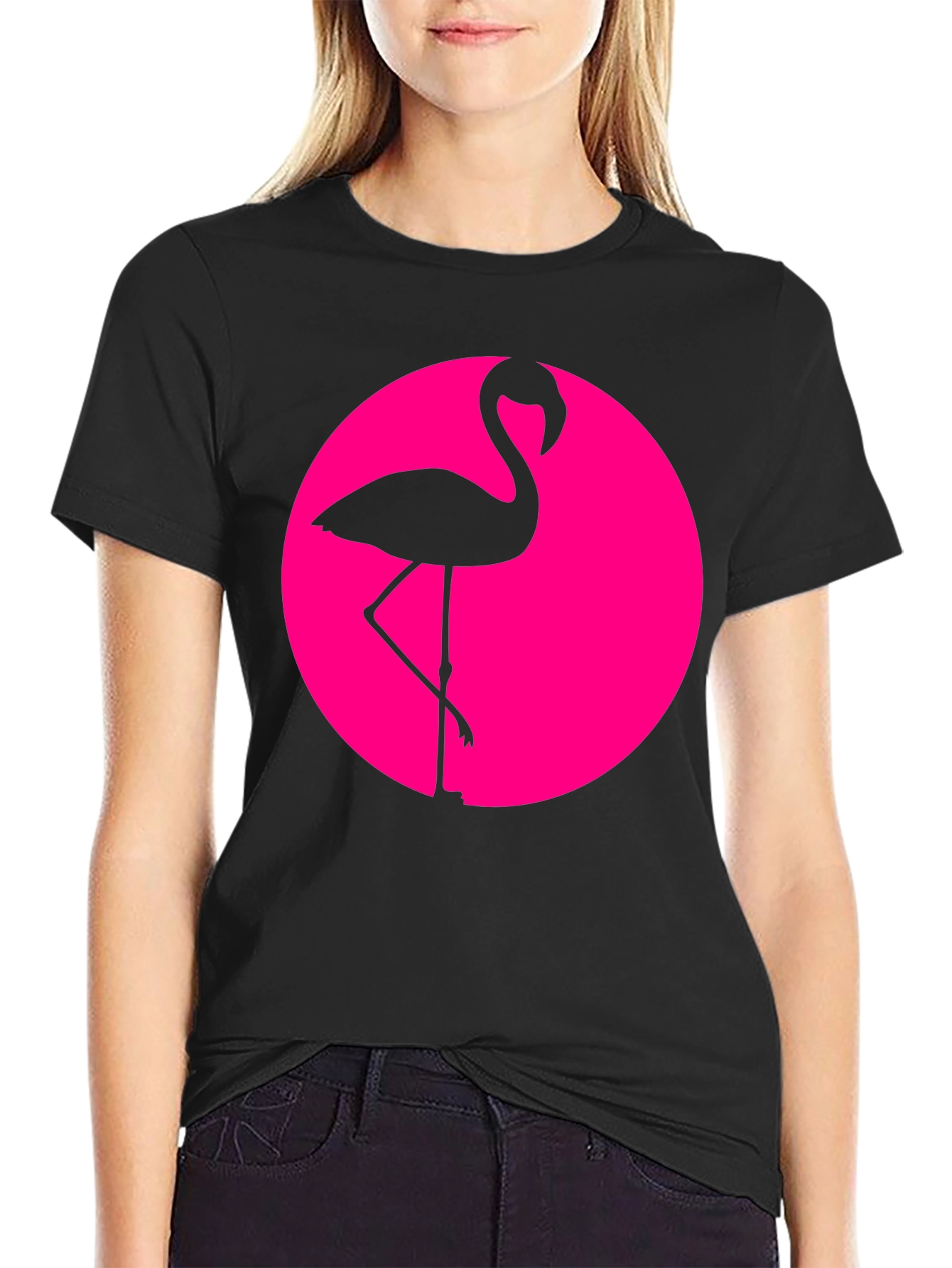 Cool Flamingo Graphic Tee - 2