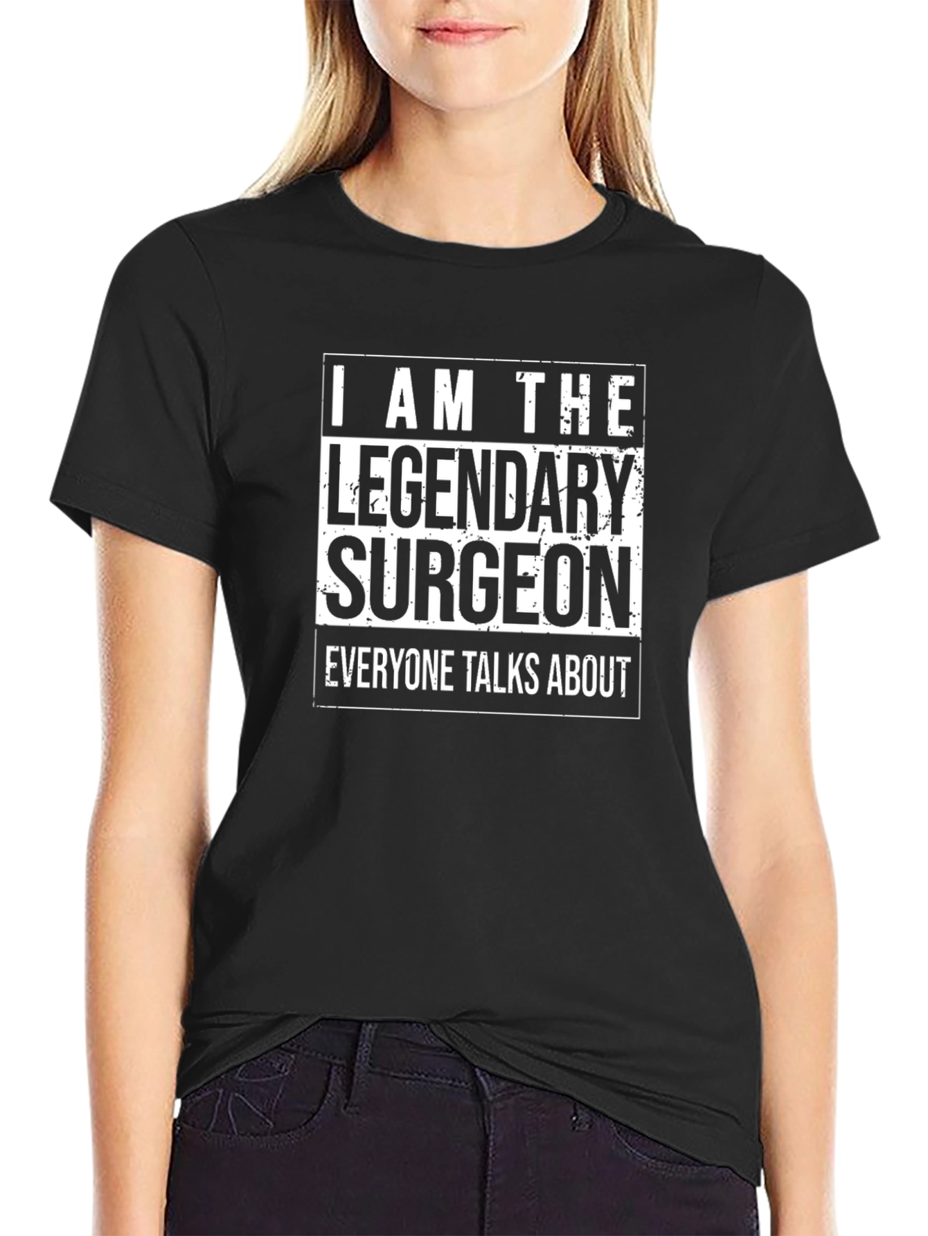 Black Legendary Surgeon Graphic Tee - Black view 2