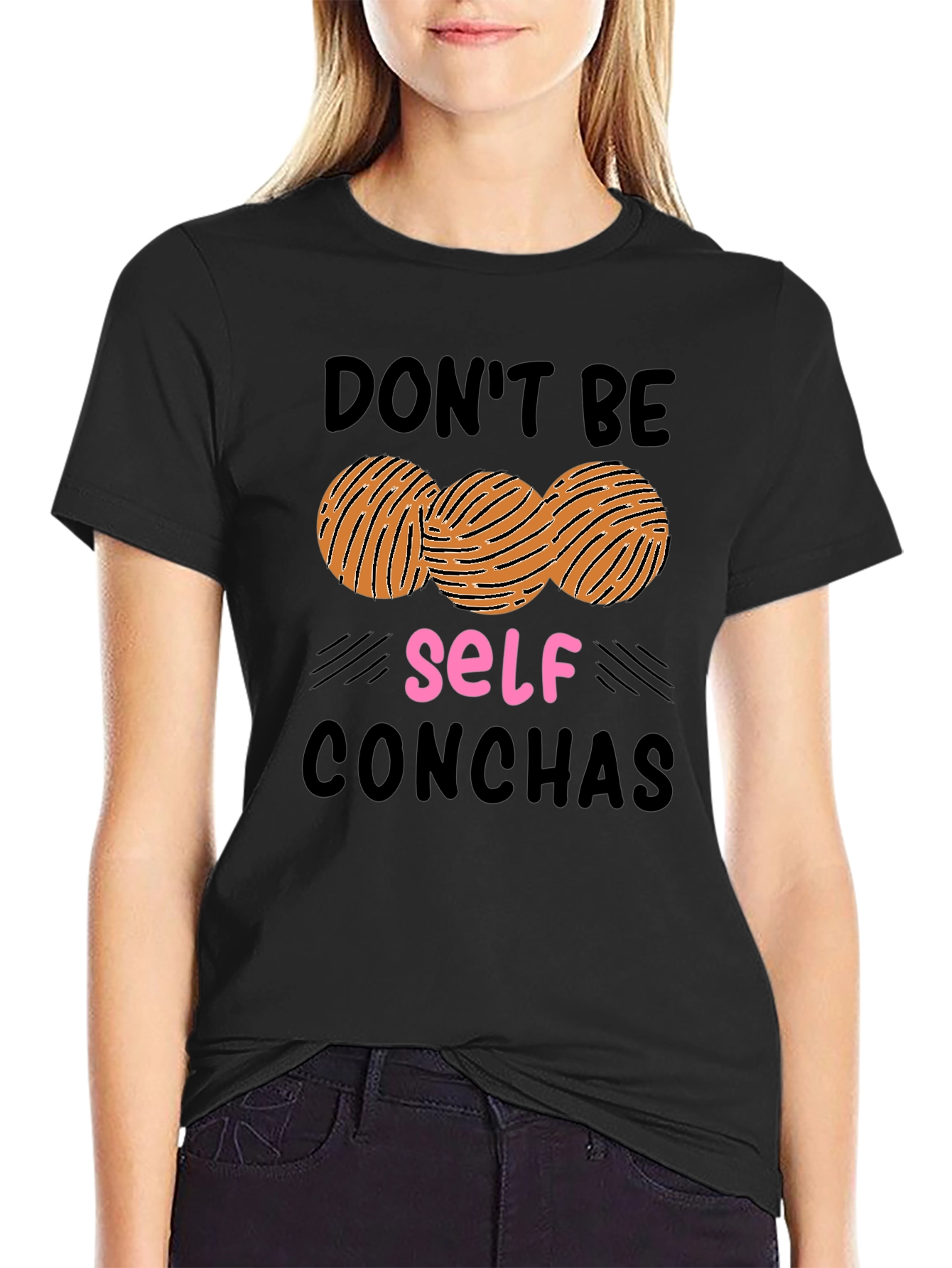 Black Don't Be Self Conchas Graphic Tee view 2