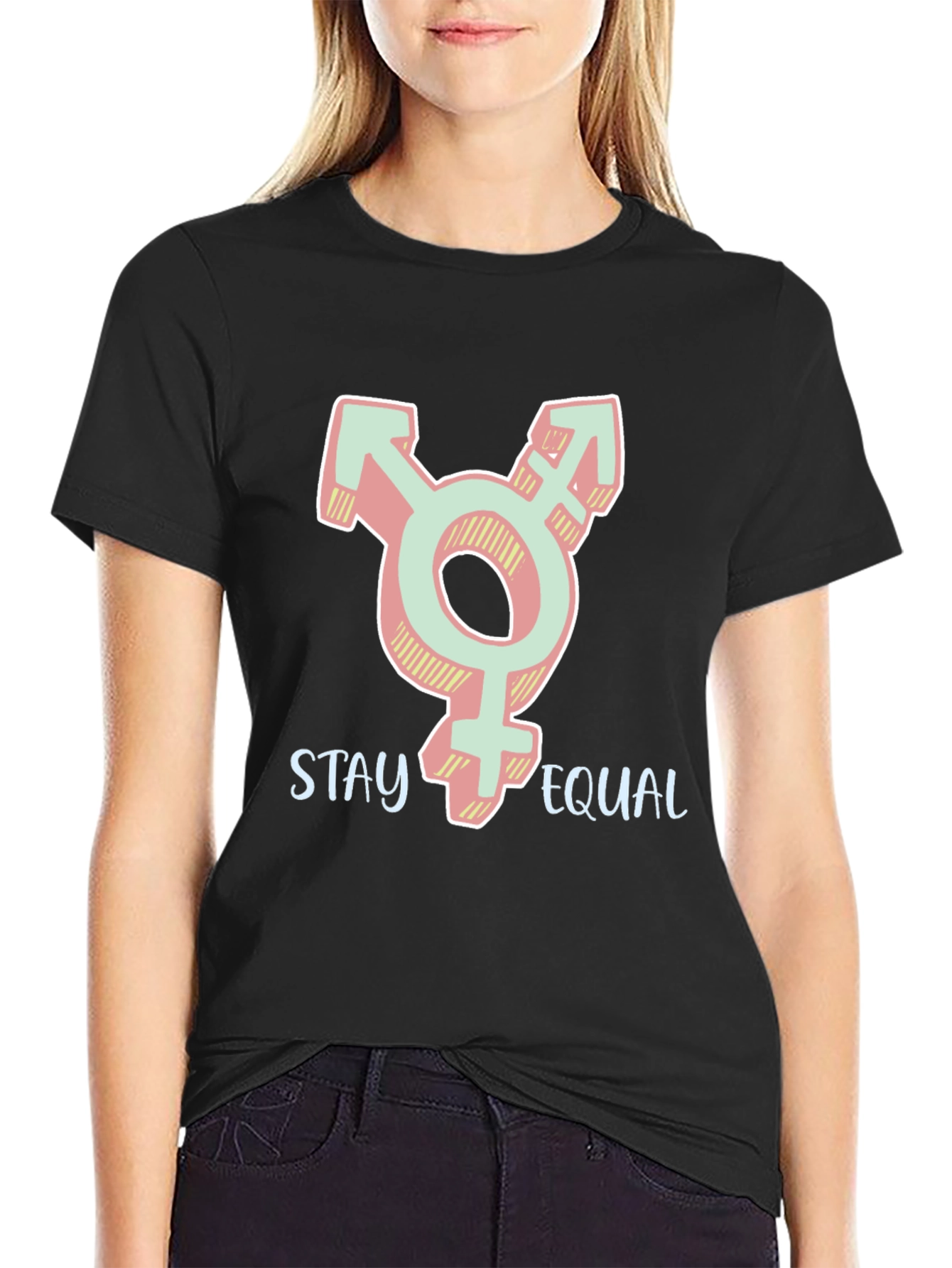 Stay Equal Tee - Transgender Pride Shirt - 2