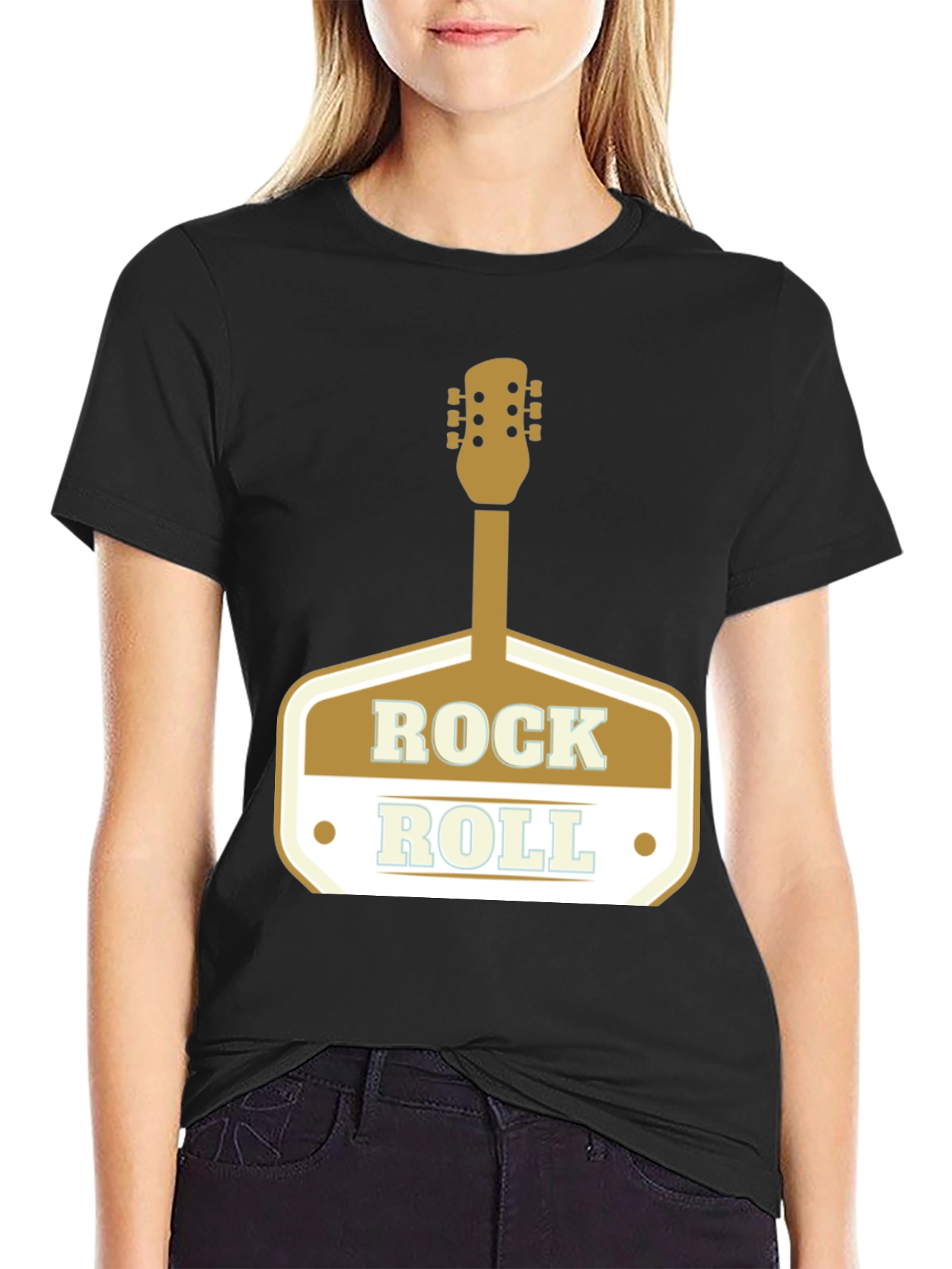 Rock and Roll Guitar T-Shirt - Classic Design - 2