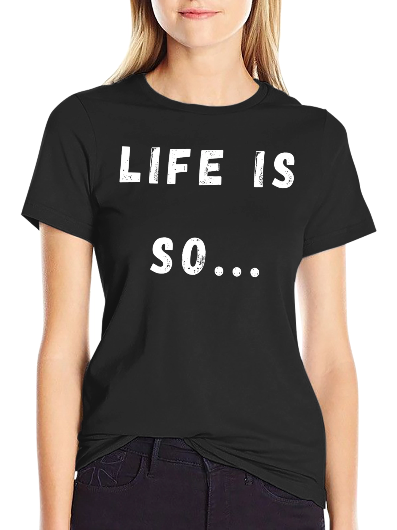 Black Life Is So... Novelty Graphic T-Shirt view 2