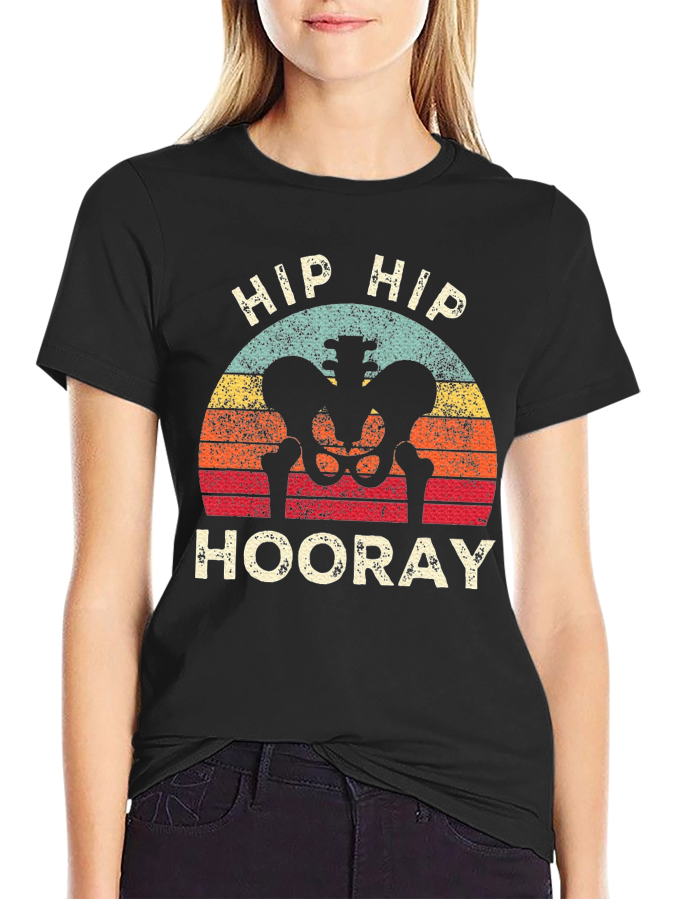 Black Hip Hip Hooray T-Shirt view 2
