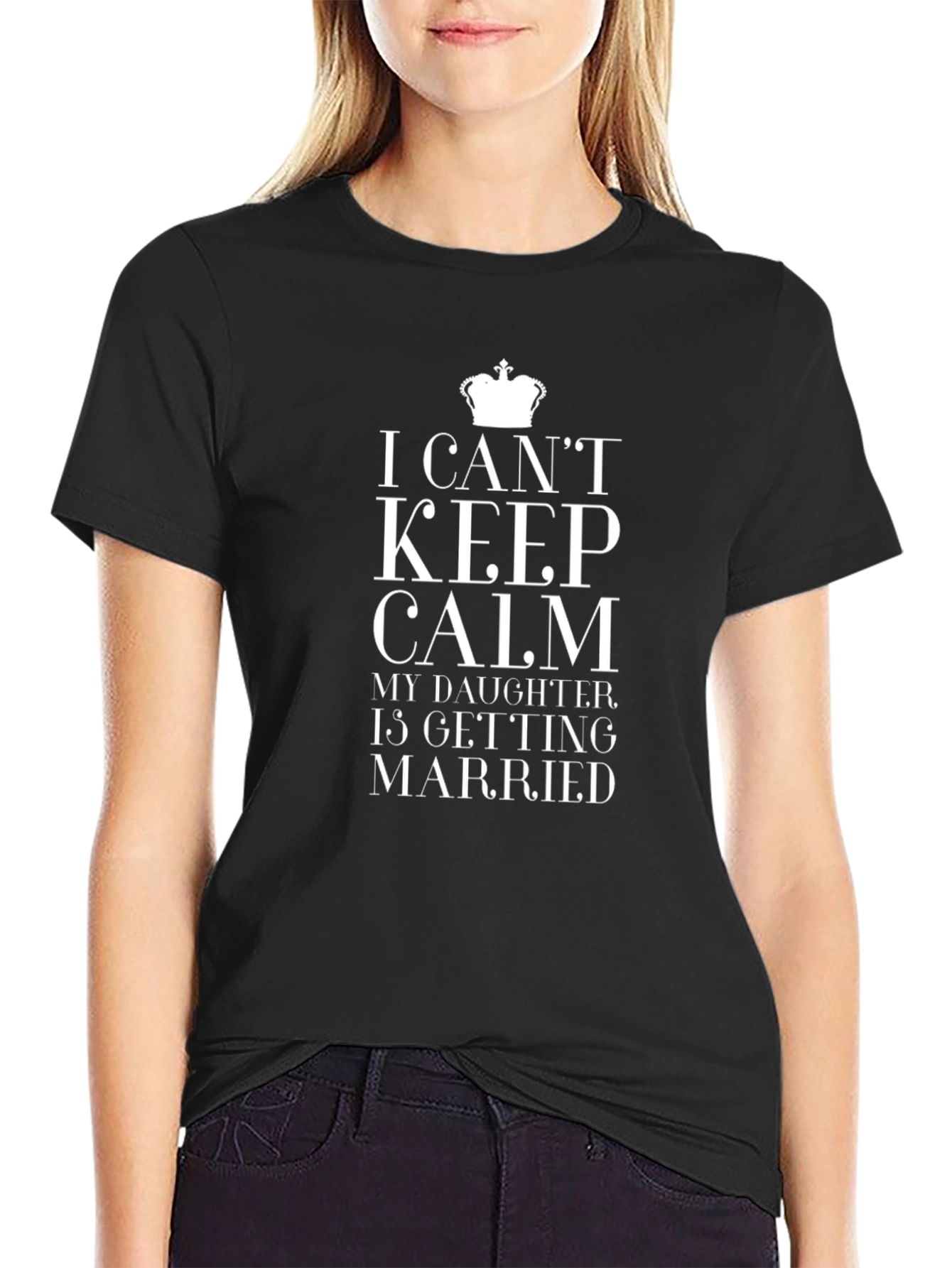 Black Funny Father of the Bride T-Shirt view 2