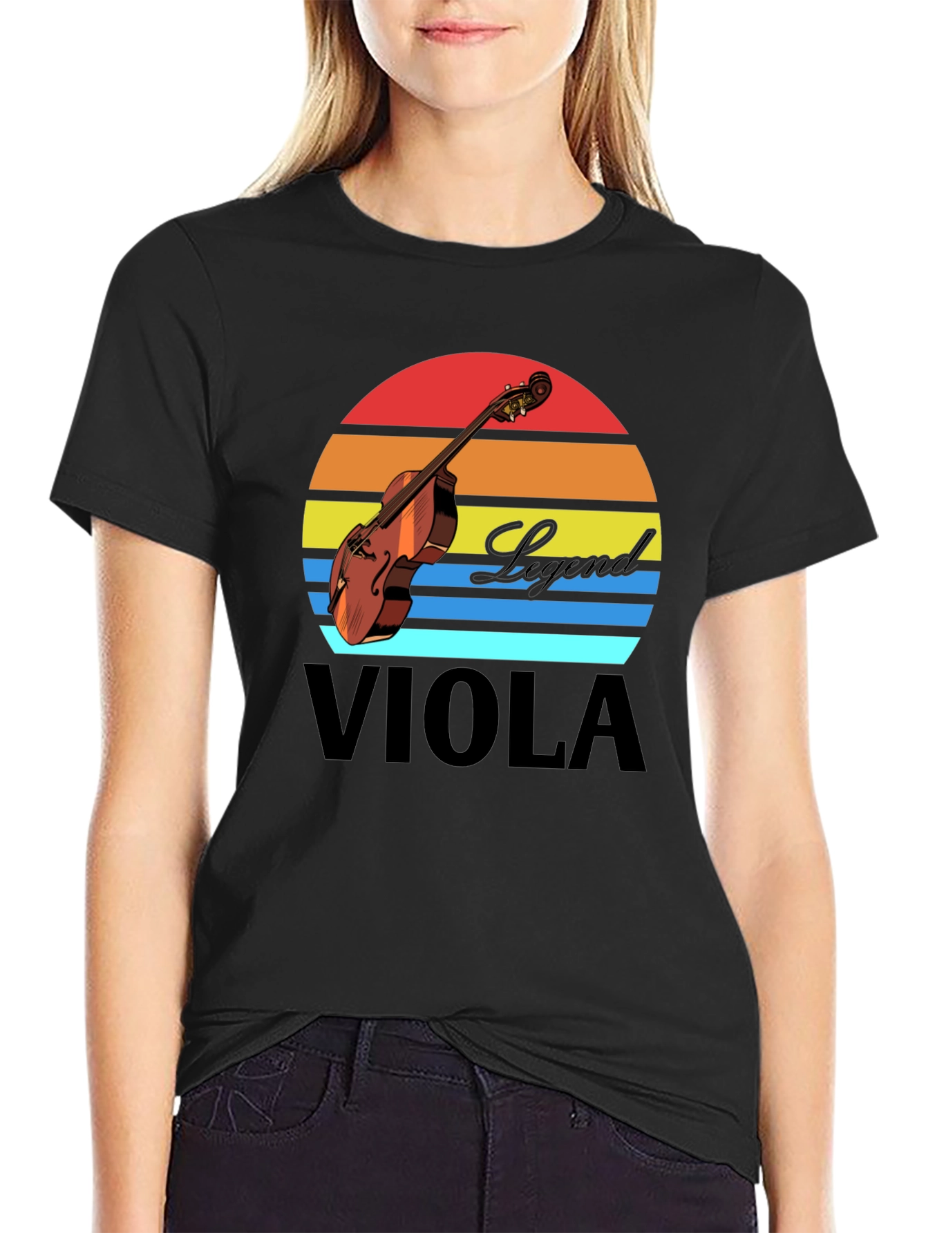 Black Viola Legend Graphic T-Shirt  view 2