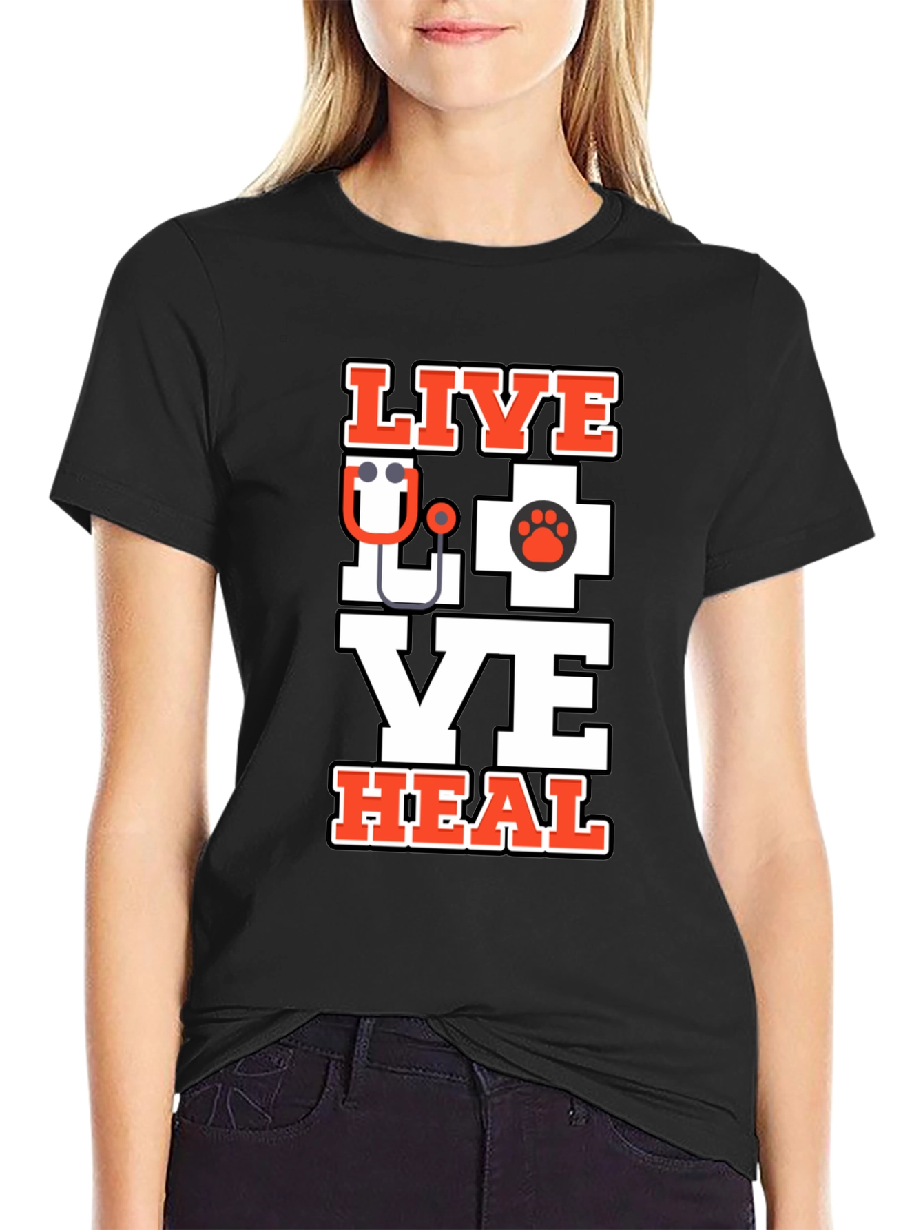 Live Love Heal Vet T-Shirt - 2