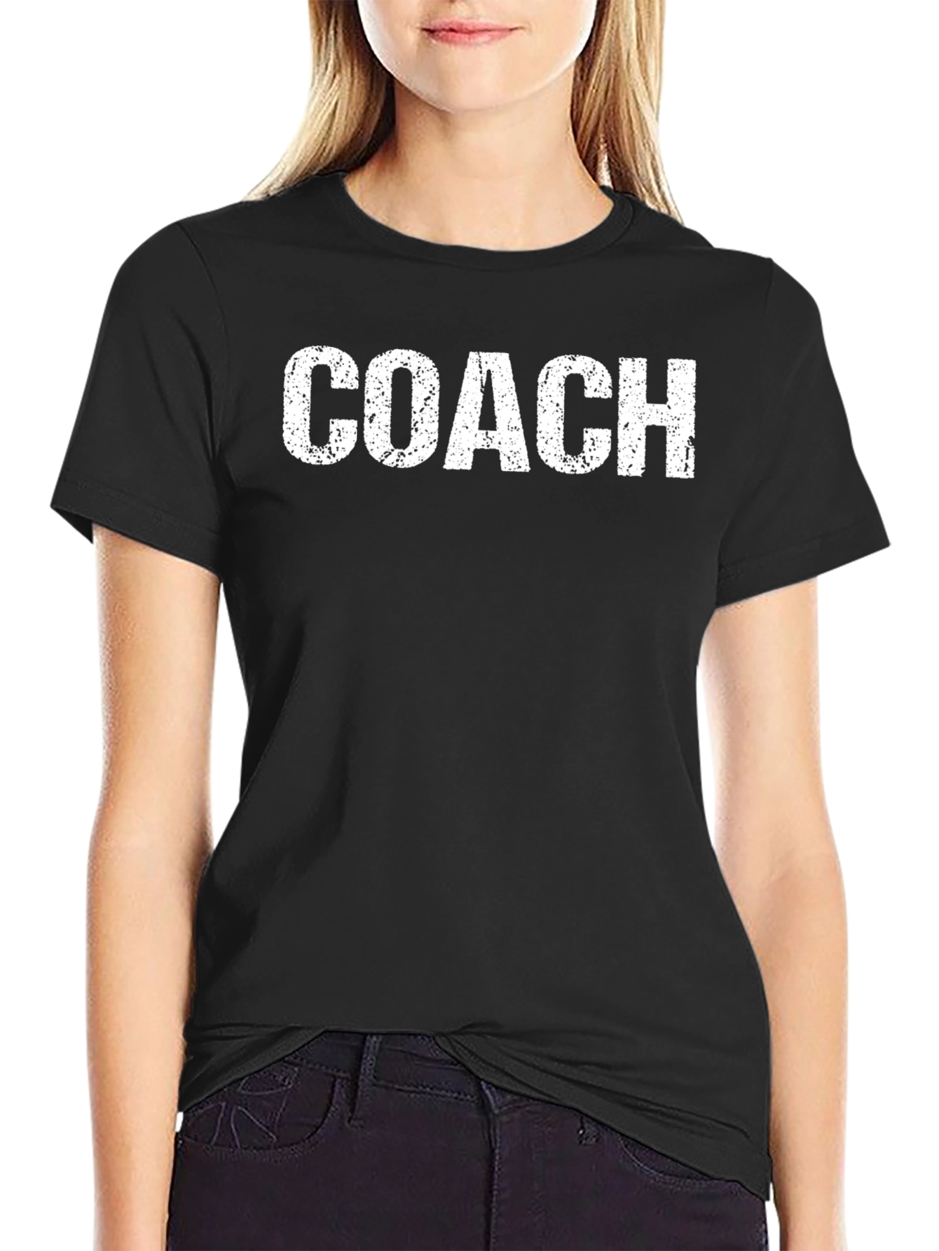 Black Coach Graphic T-Shirt - Black view 2