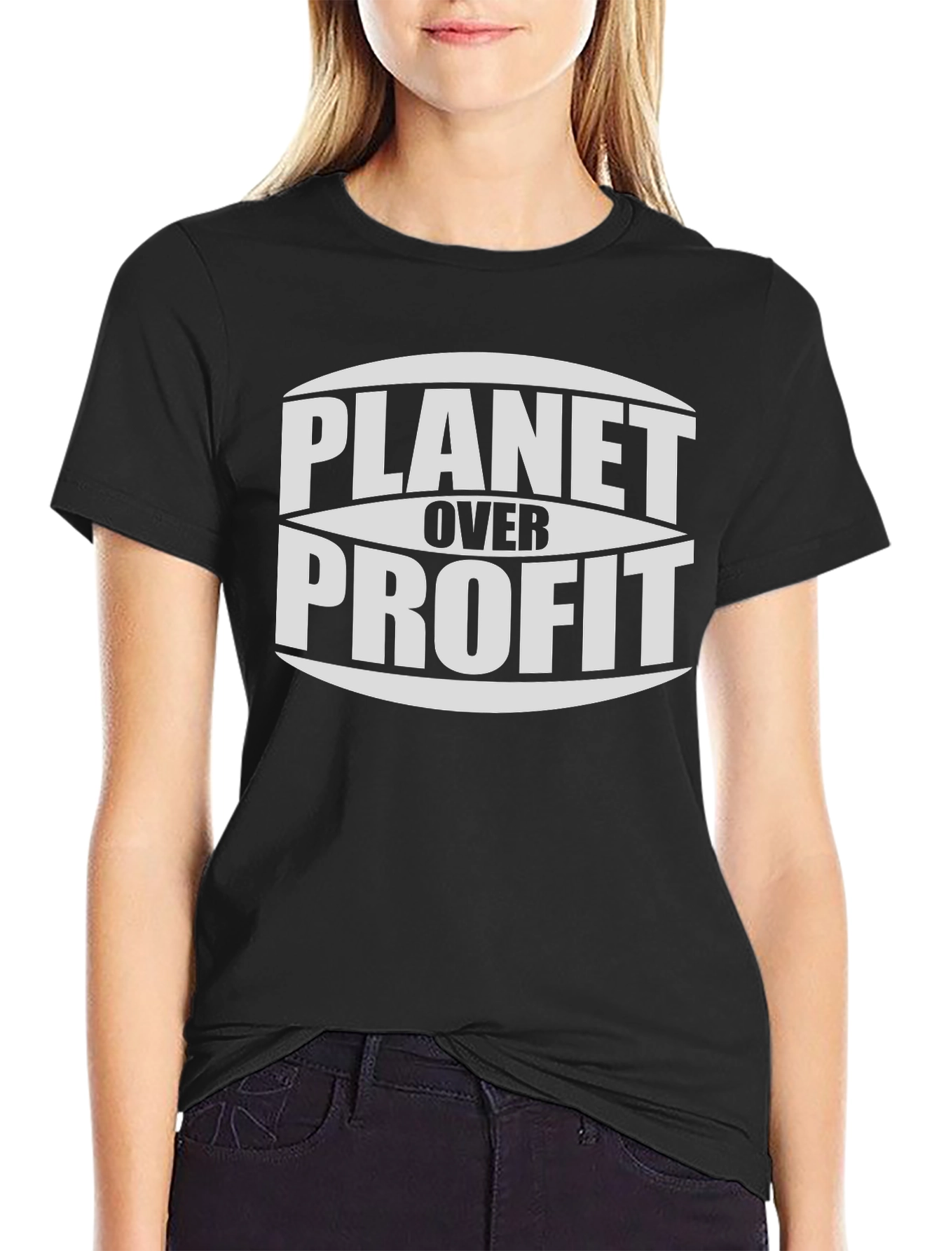 Black Planet Over Profit Graphic Tee view 2
