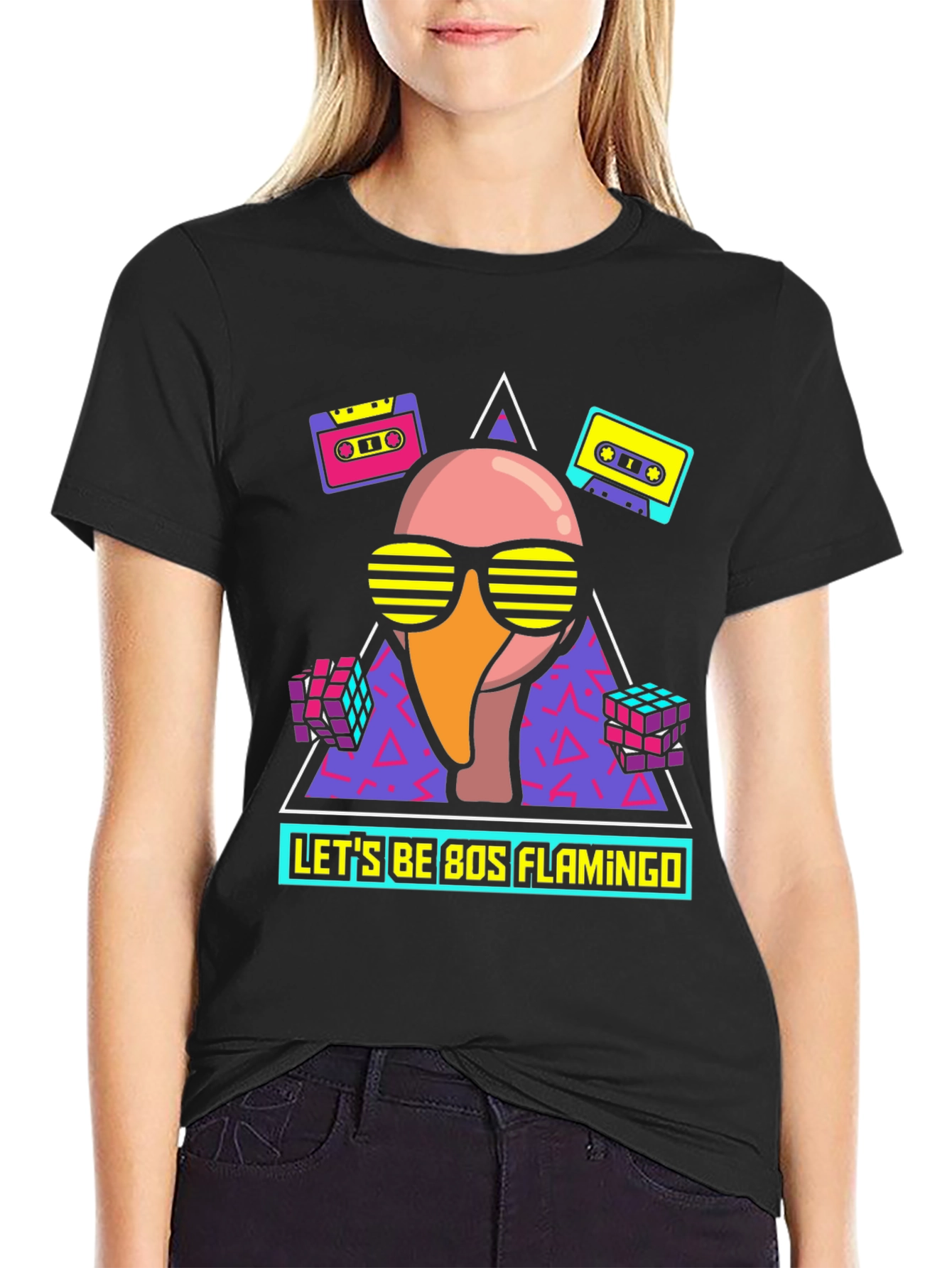 80s Flamingo T-Shirt - Retro Party Fun! - 2