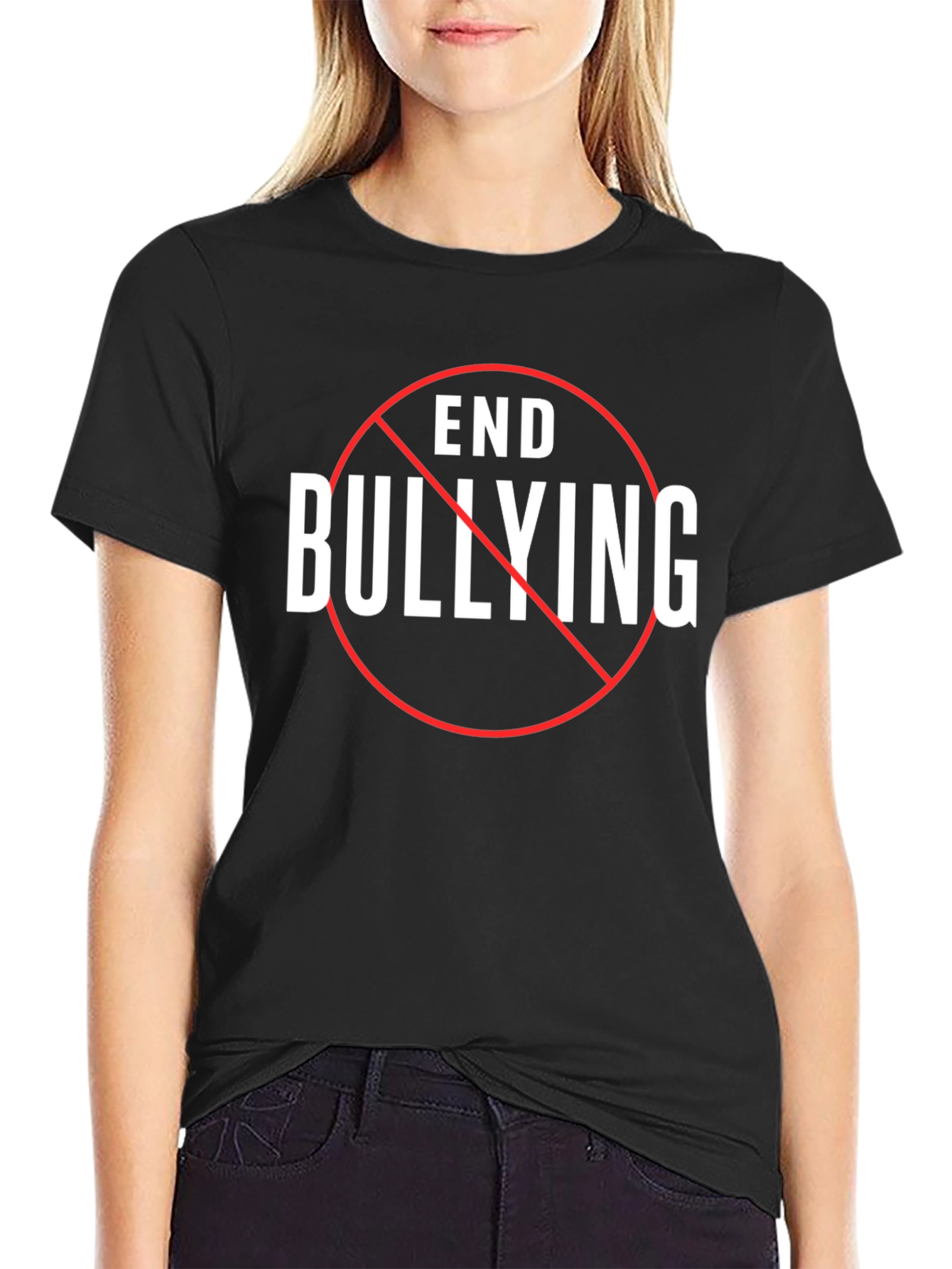 Black End Bullying T-Shirt: Make a Statement! view 2