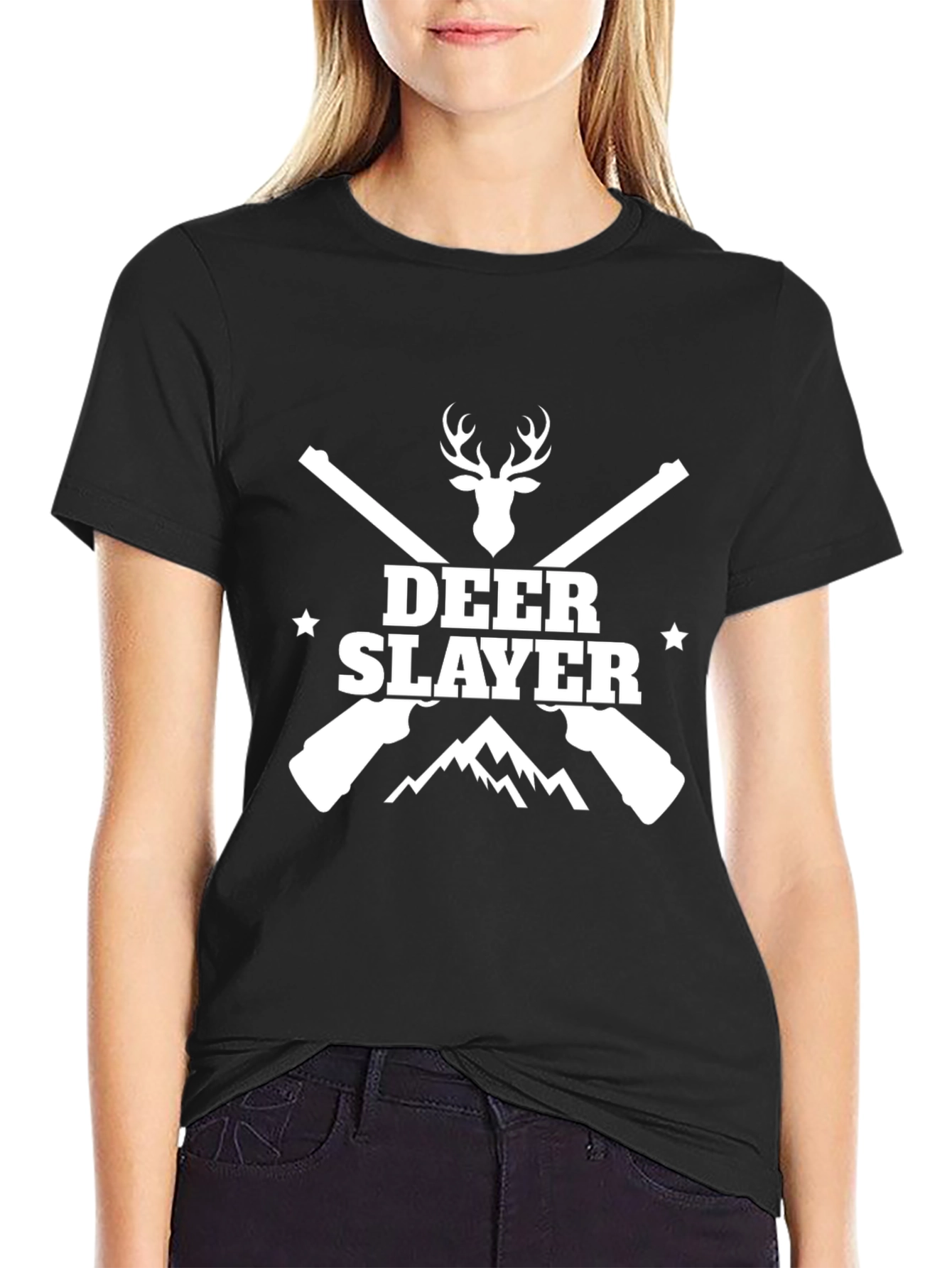 Deer Slayer T-Shirt - Hunting Graphic Tee - 2