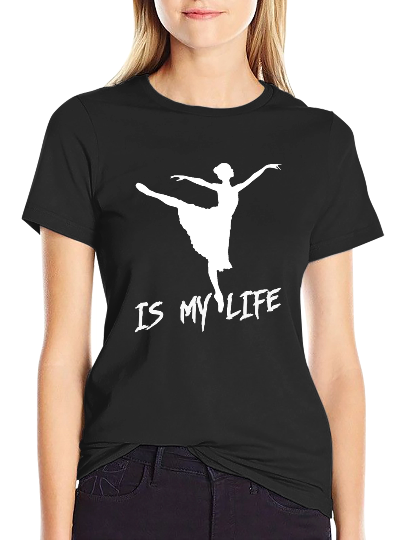 Black Ballet Is My Life Black Graphic Tee view 2