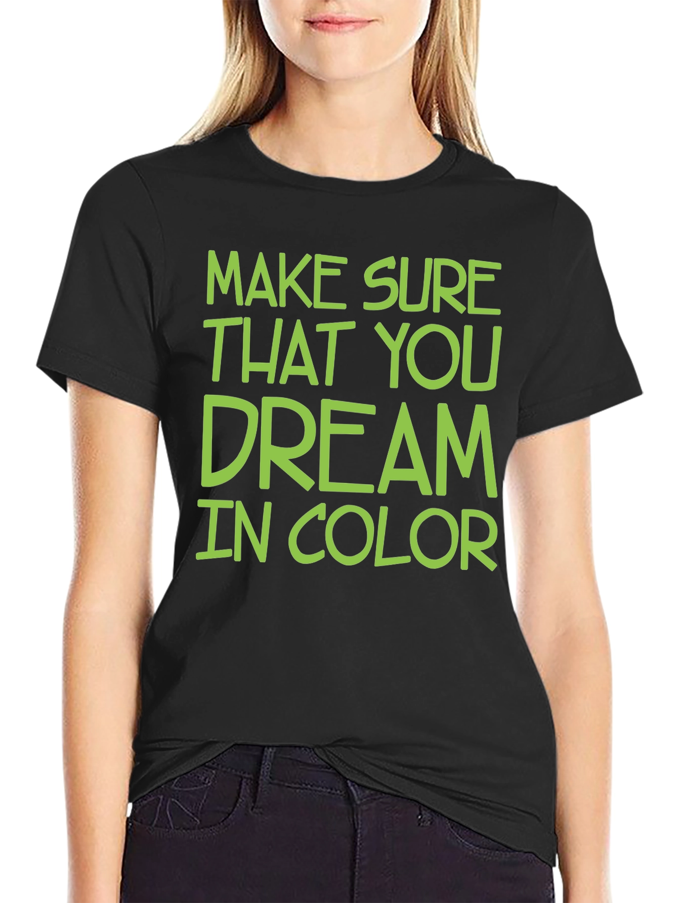Black Dream in Color Black T-Shirt view 2