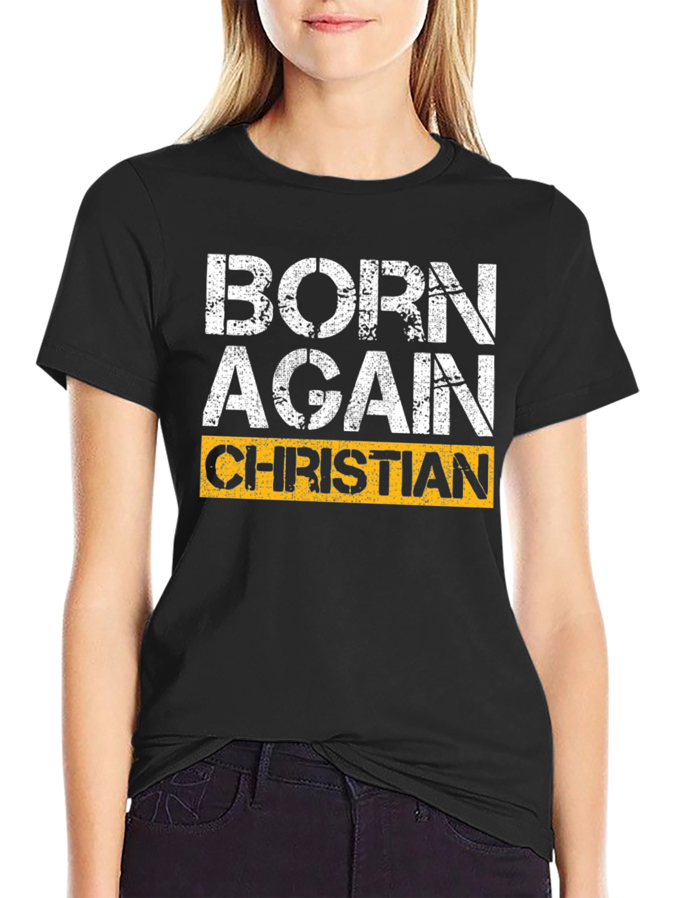 Born Again Christian T-Shirt - Graphic Religious Tee - 2