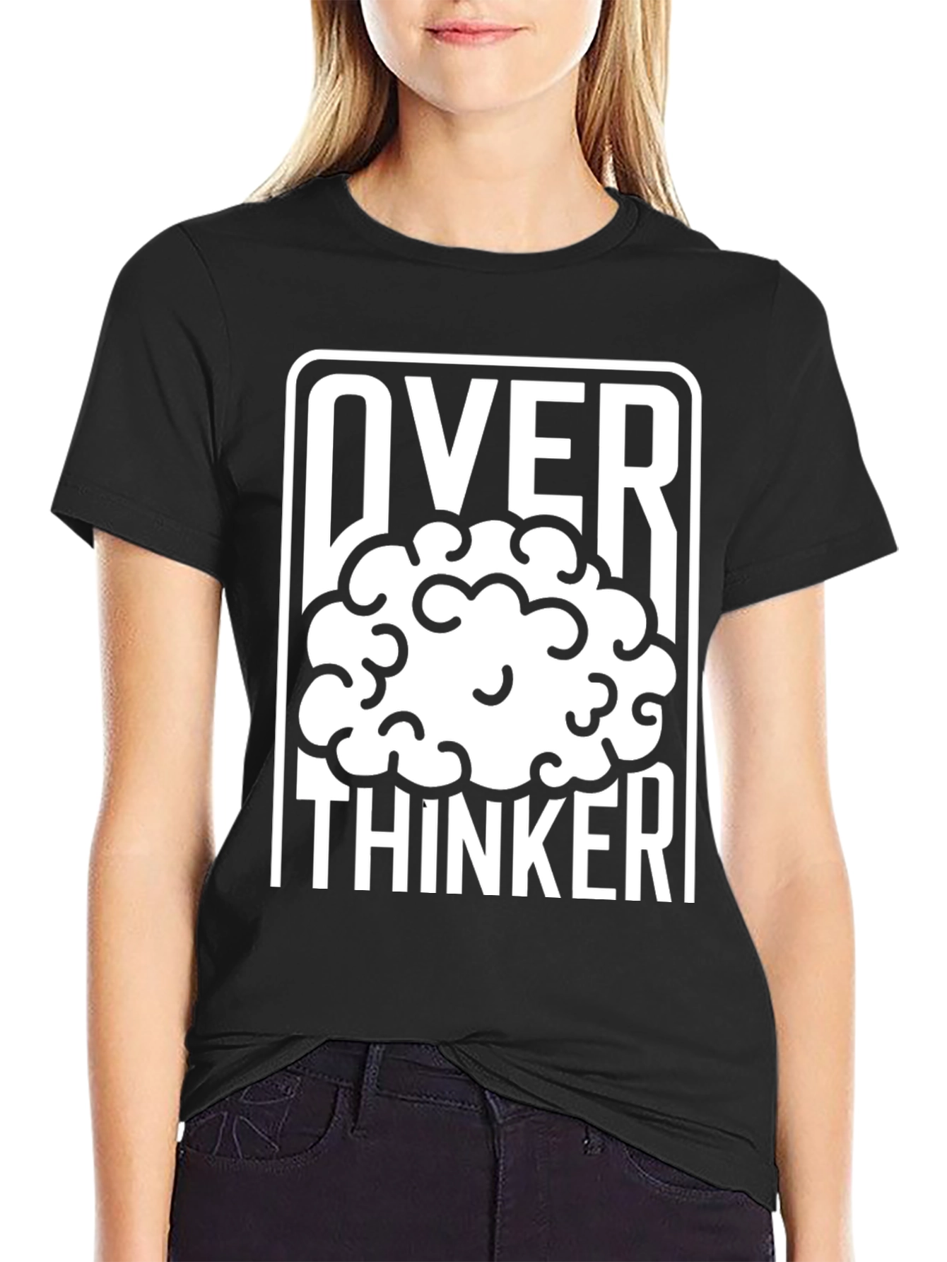 Overthinker Brain T-Shirt - Thinking Tee - 2